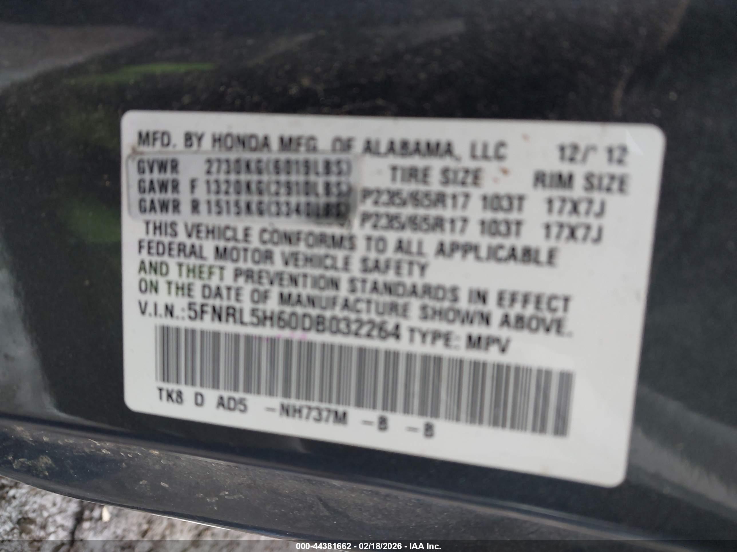 HONDA ODYSSEY image 9
