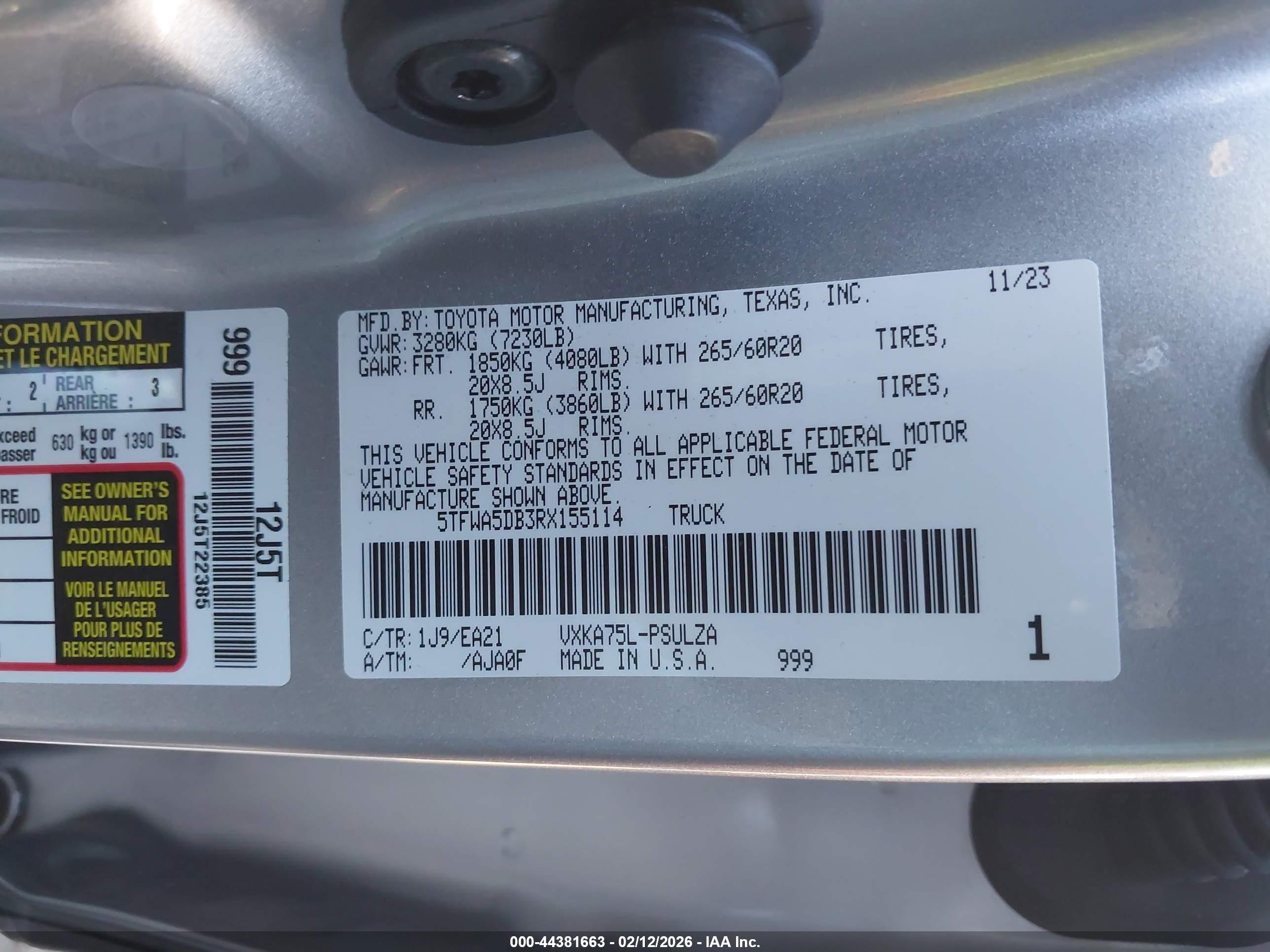 TOYOTA TUNDRA image 9