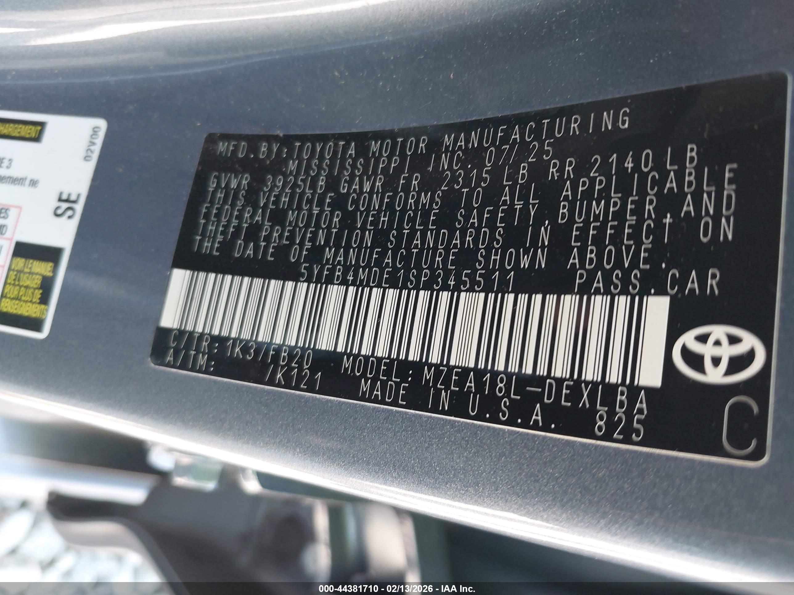TOYOTA COROLLA image 9