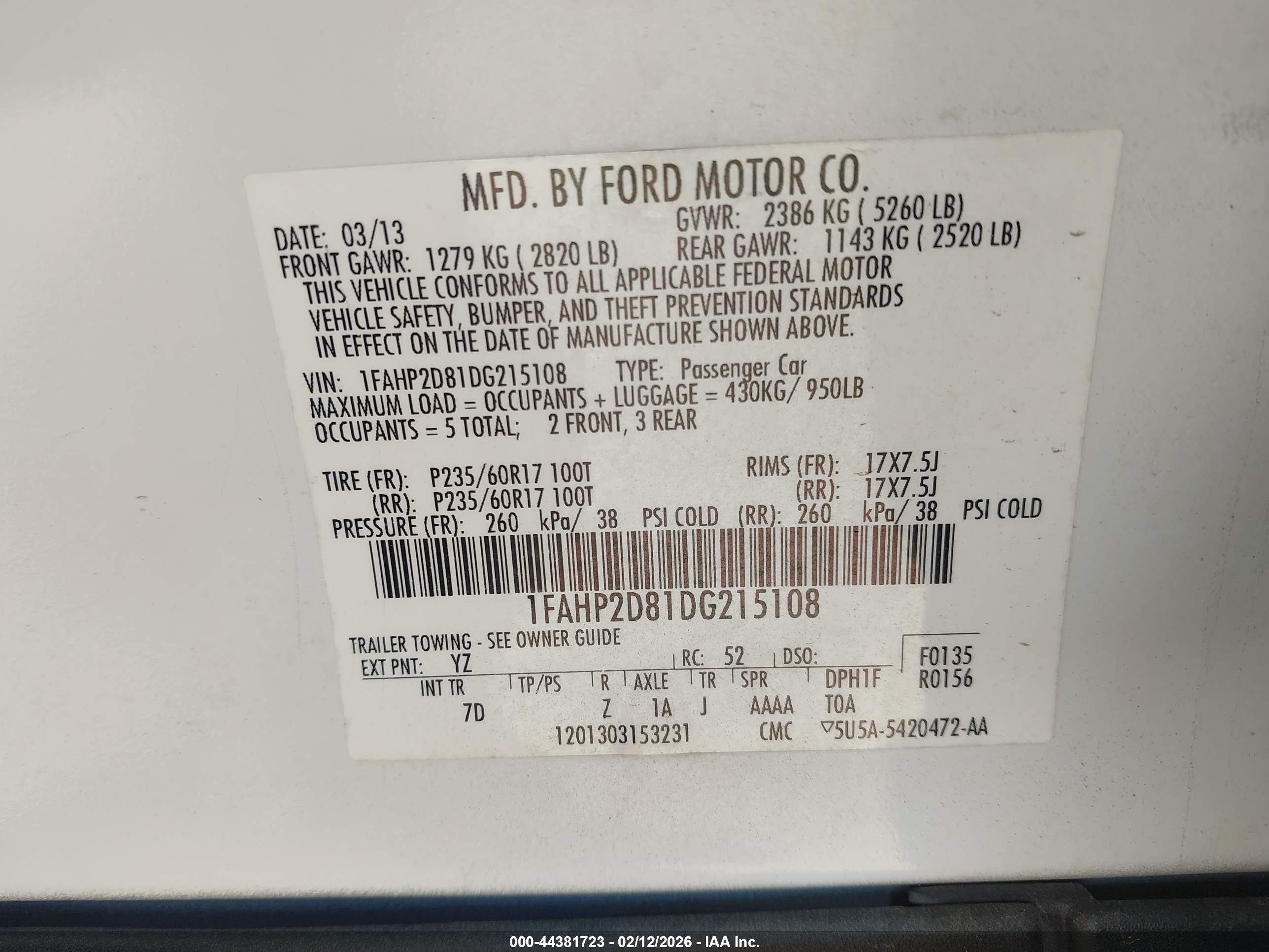 FORD TAURUS image 9