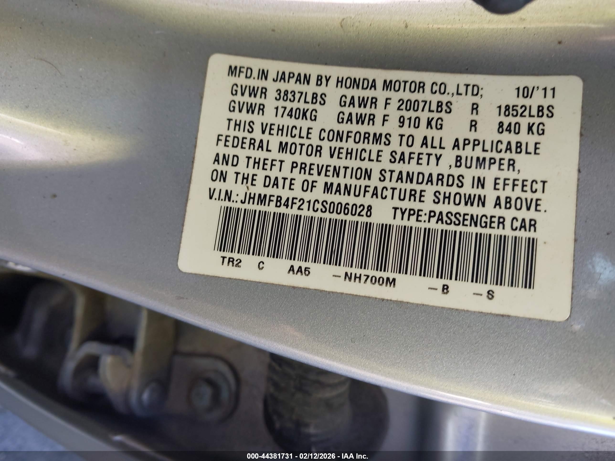 HONDA CIVIC image 9