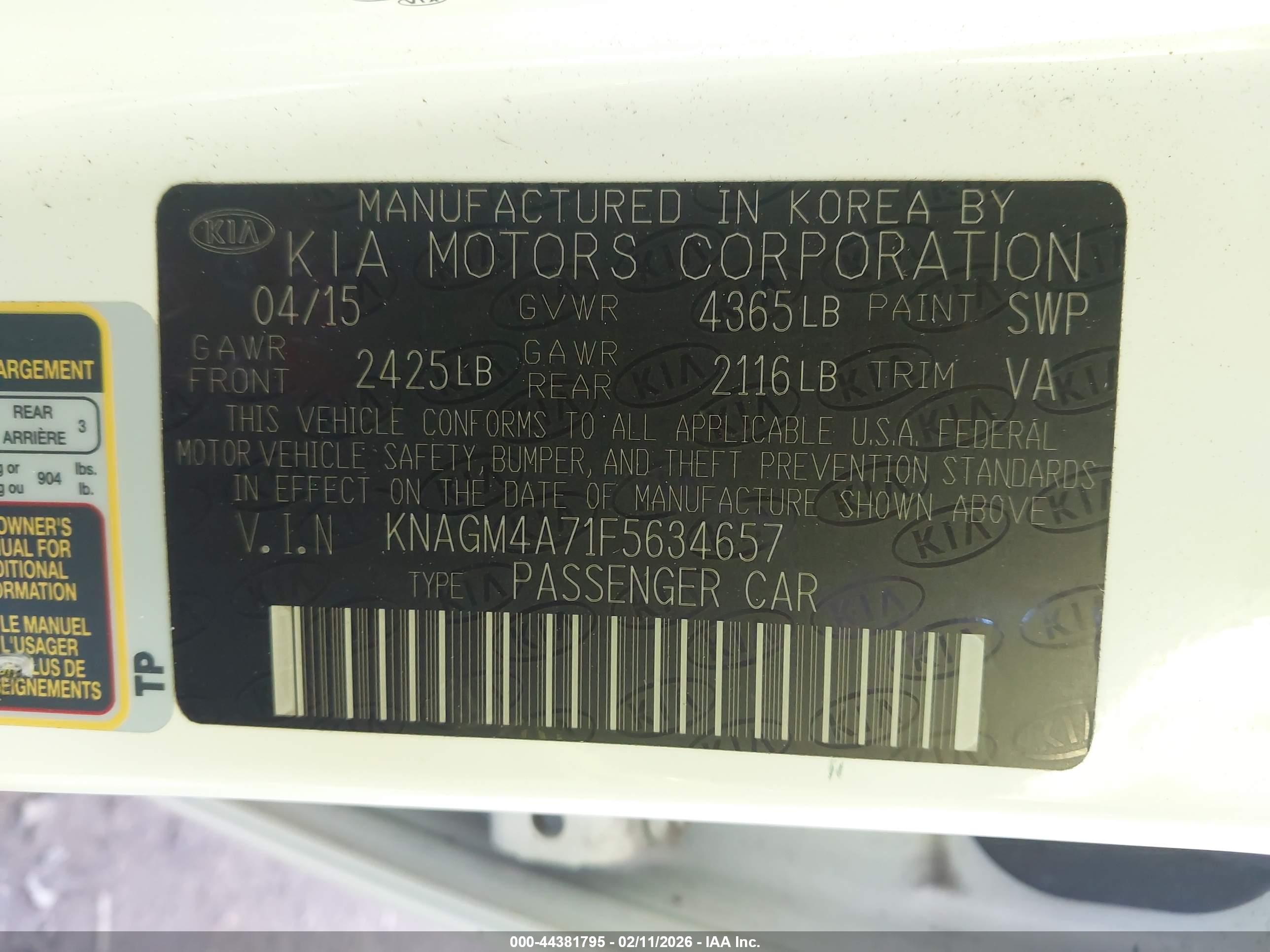 KIA OPTIMA image 9