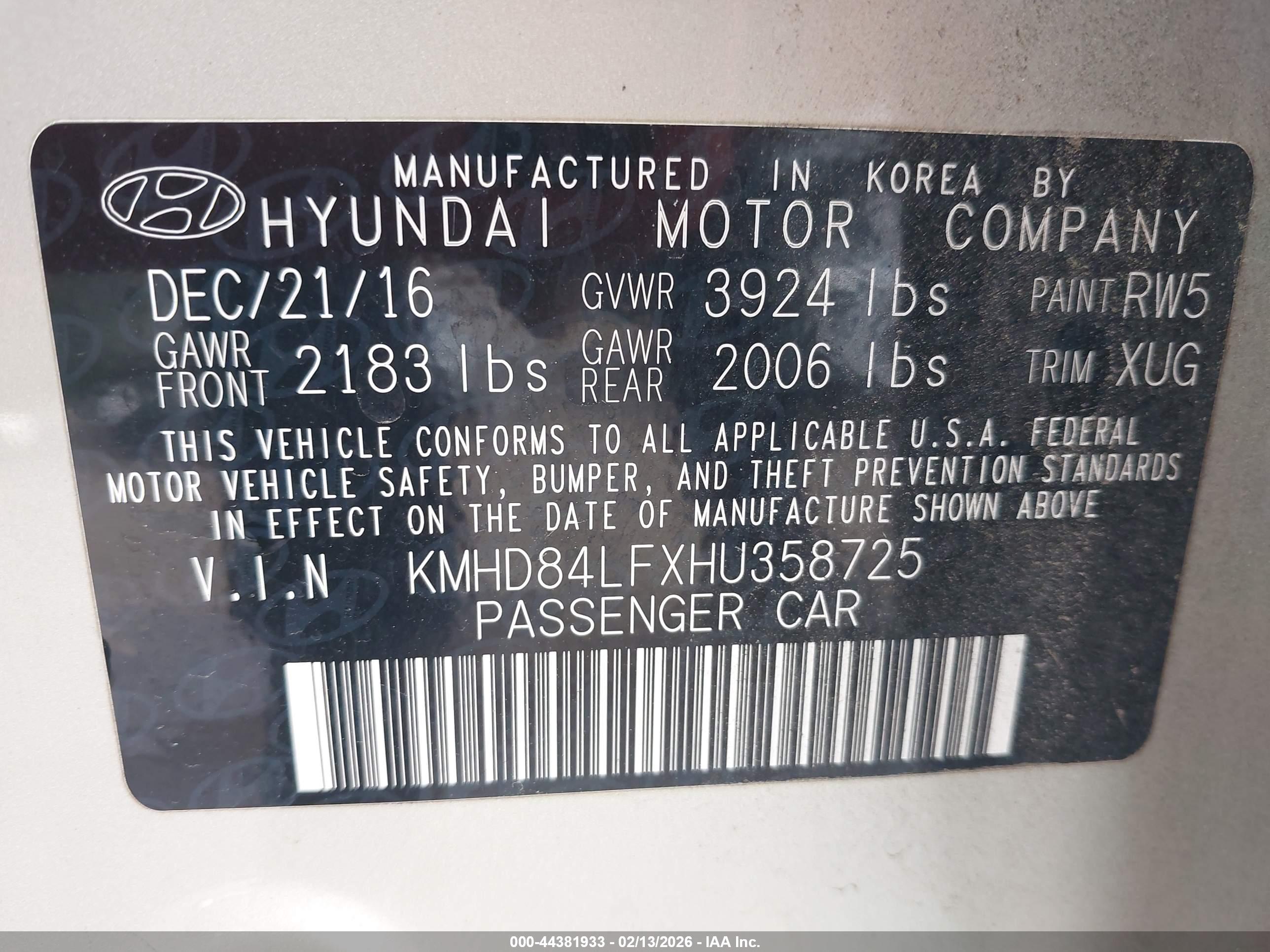 HYUNDAI ELANTRA image 9