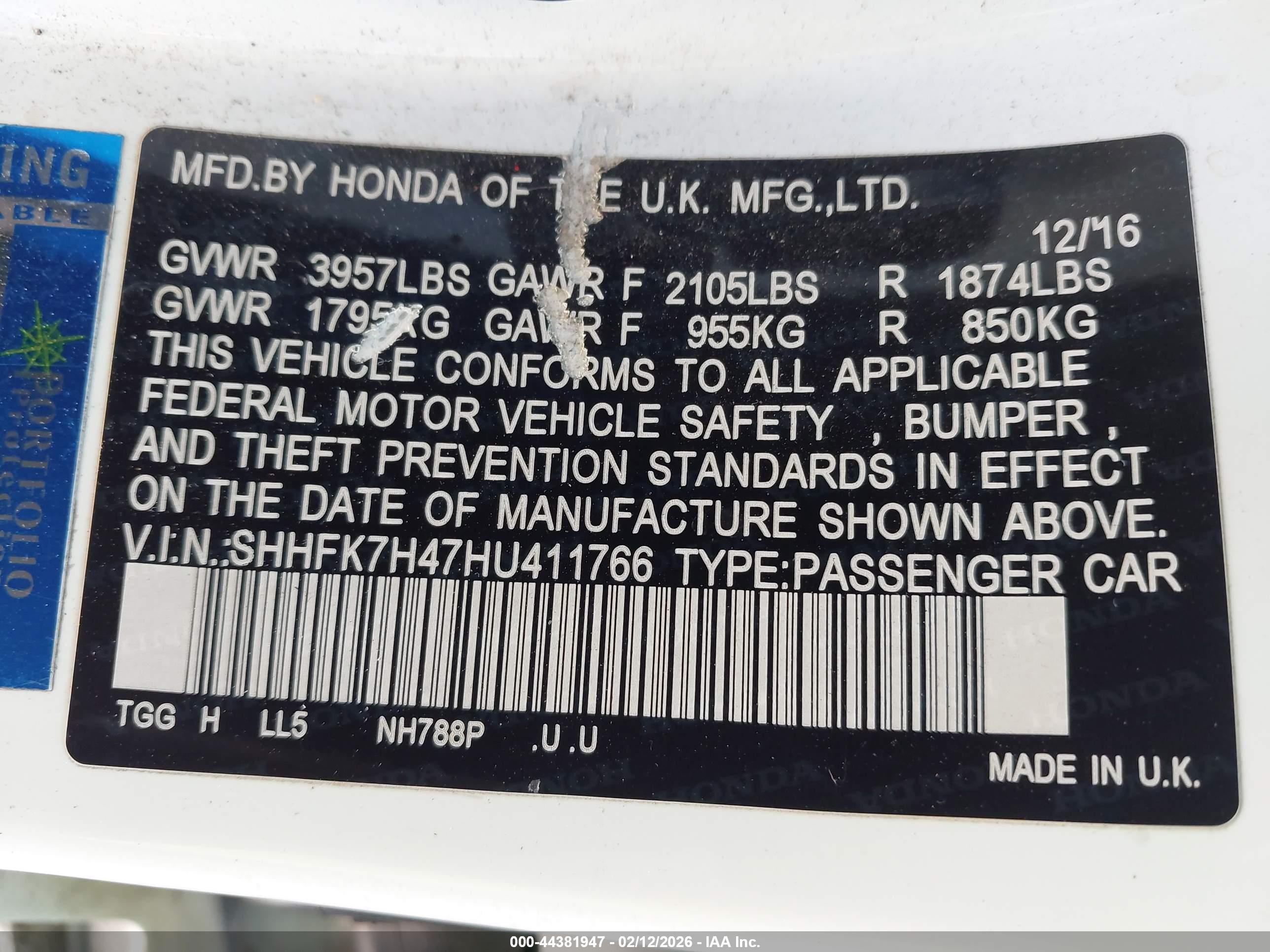 HONDA CIVIC image 9