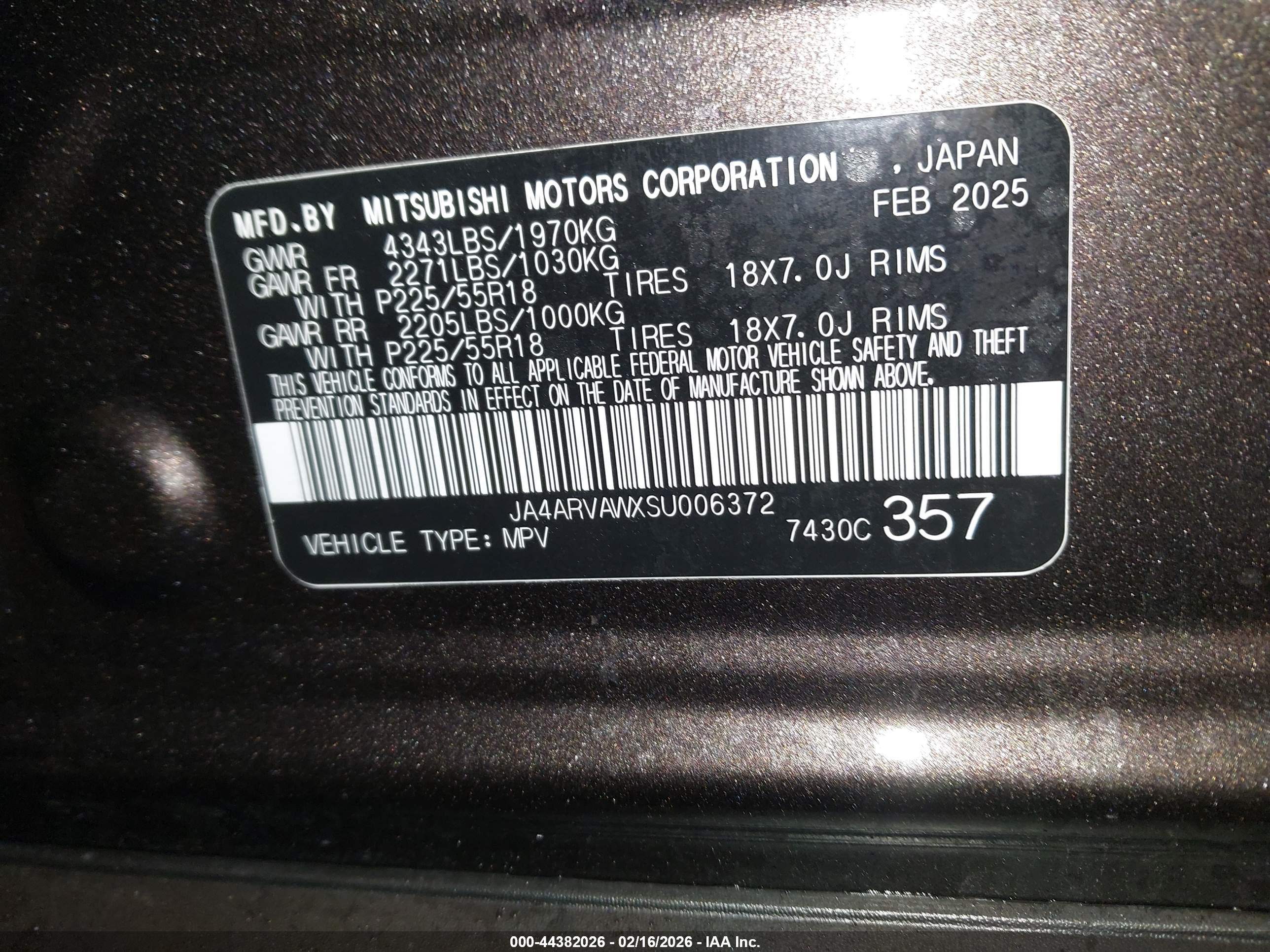 MITSUBISHI OUTLANDER image 9