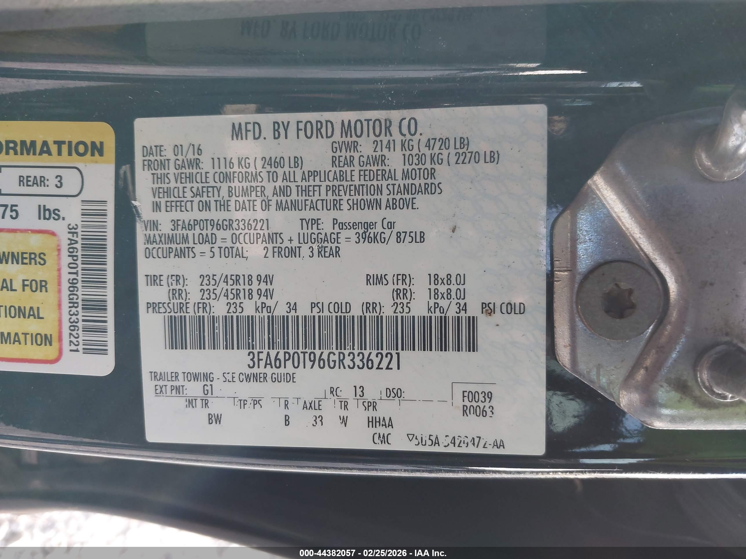 FORD FUSION image 9