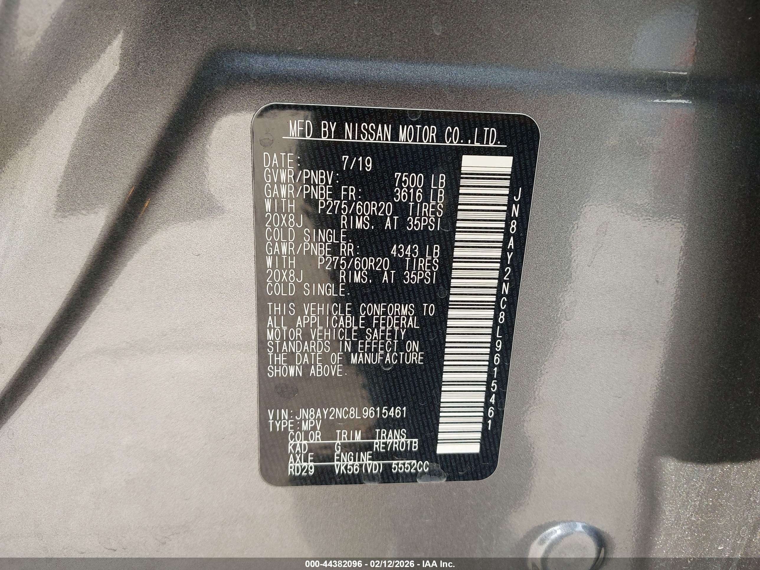 NISSAN ARMADA image 9