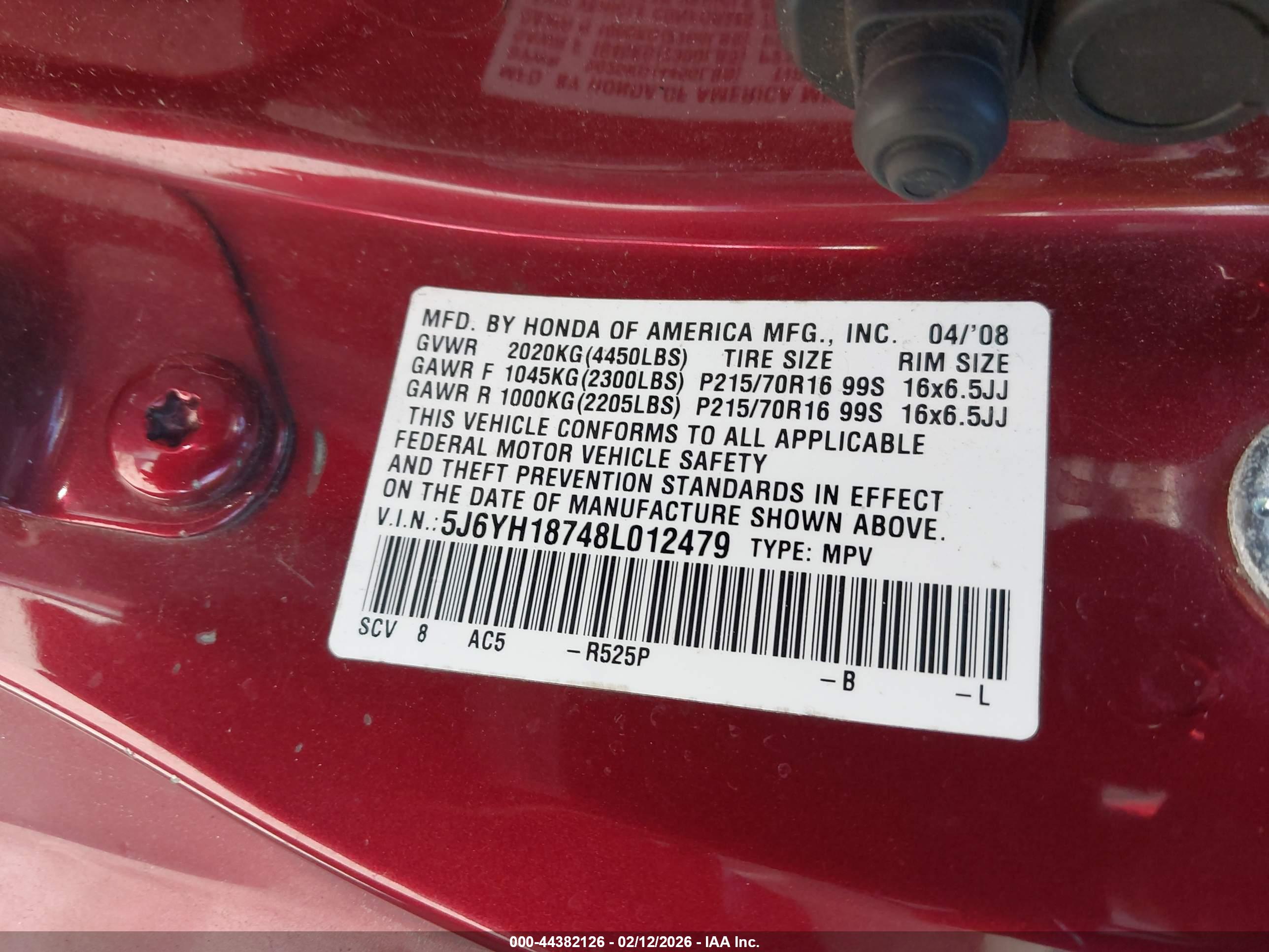 HONDA ELEMENT image 9