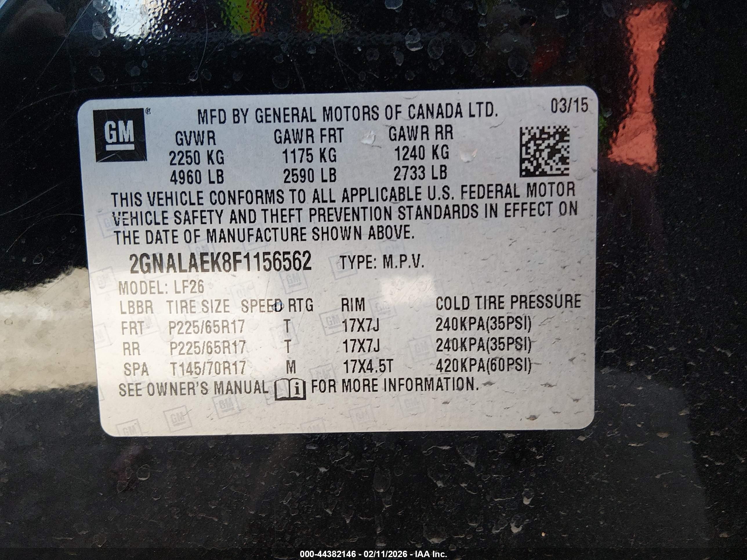 CHEVROLET EQUINOX image 9