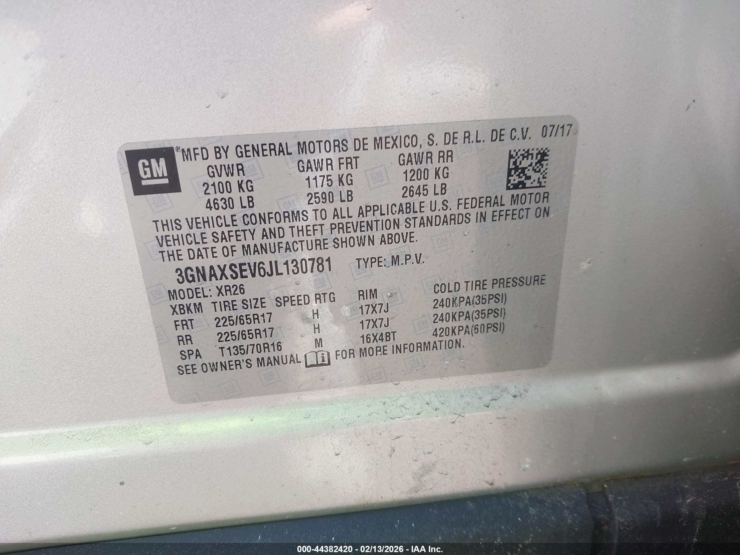 CHEVROLET EQUINOX image 9