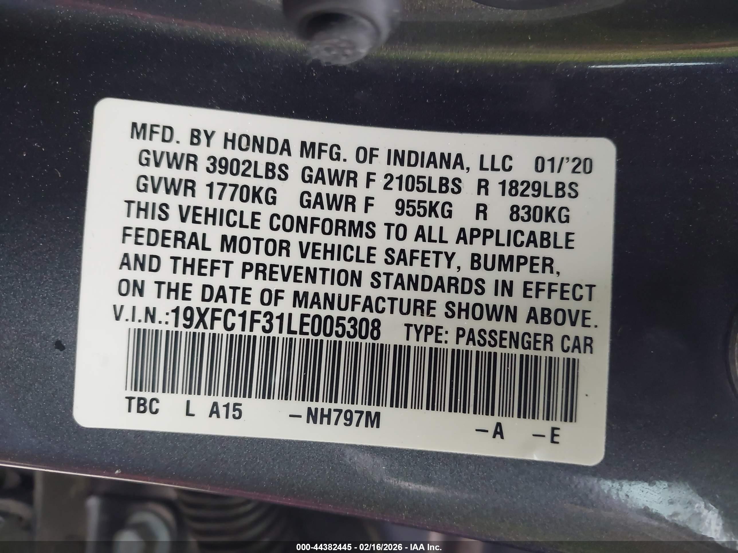 HONDA CIVIC image 9