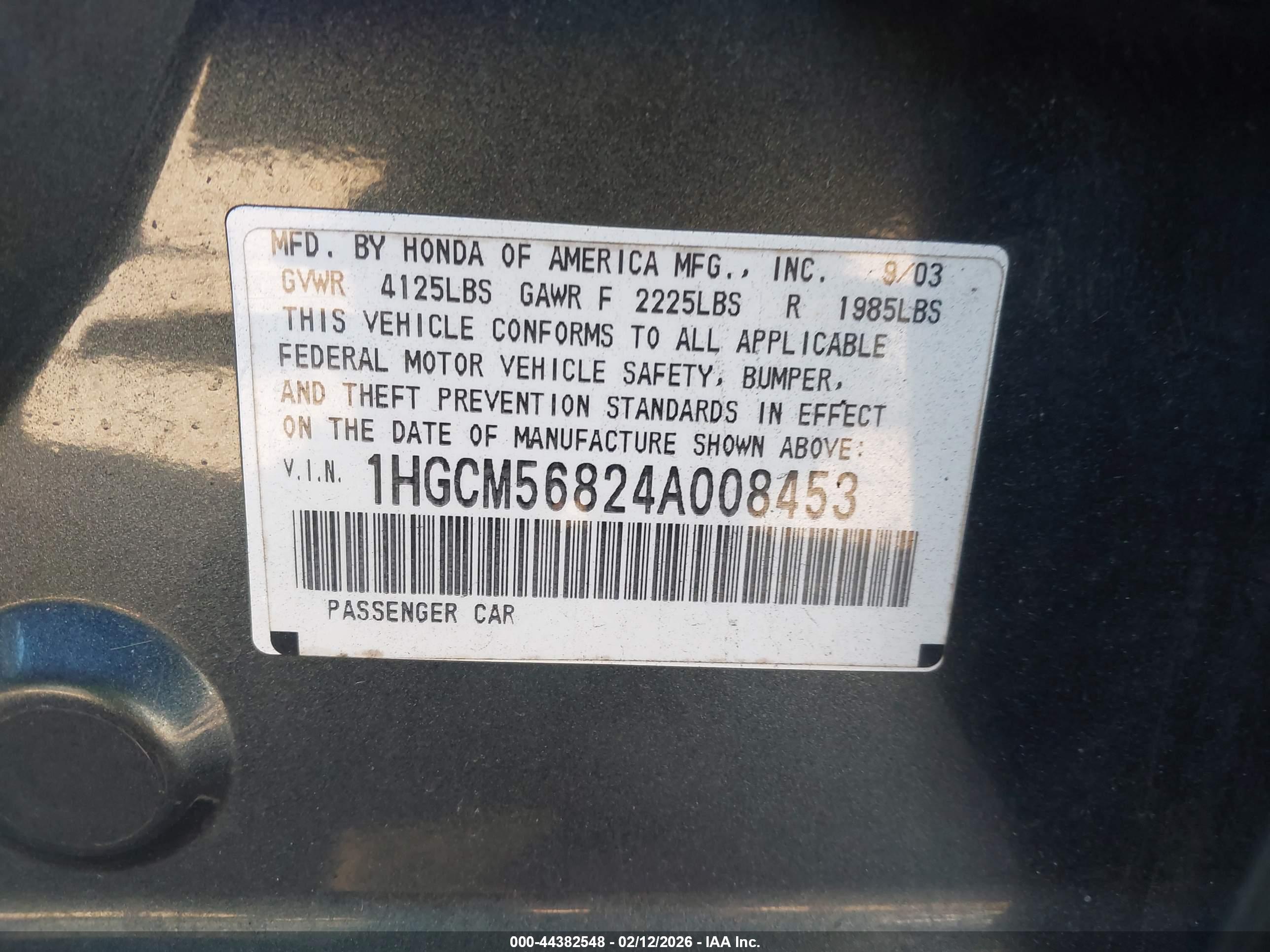 HONDA ACCORD image 9