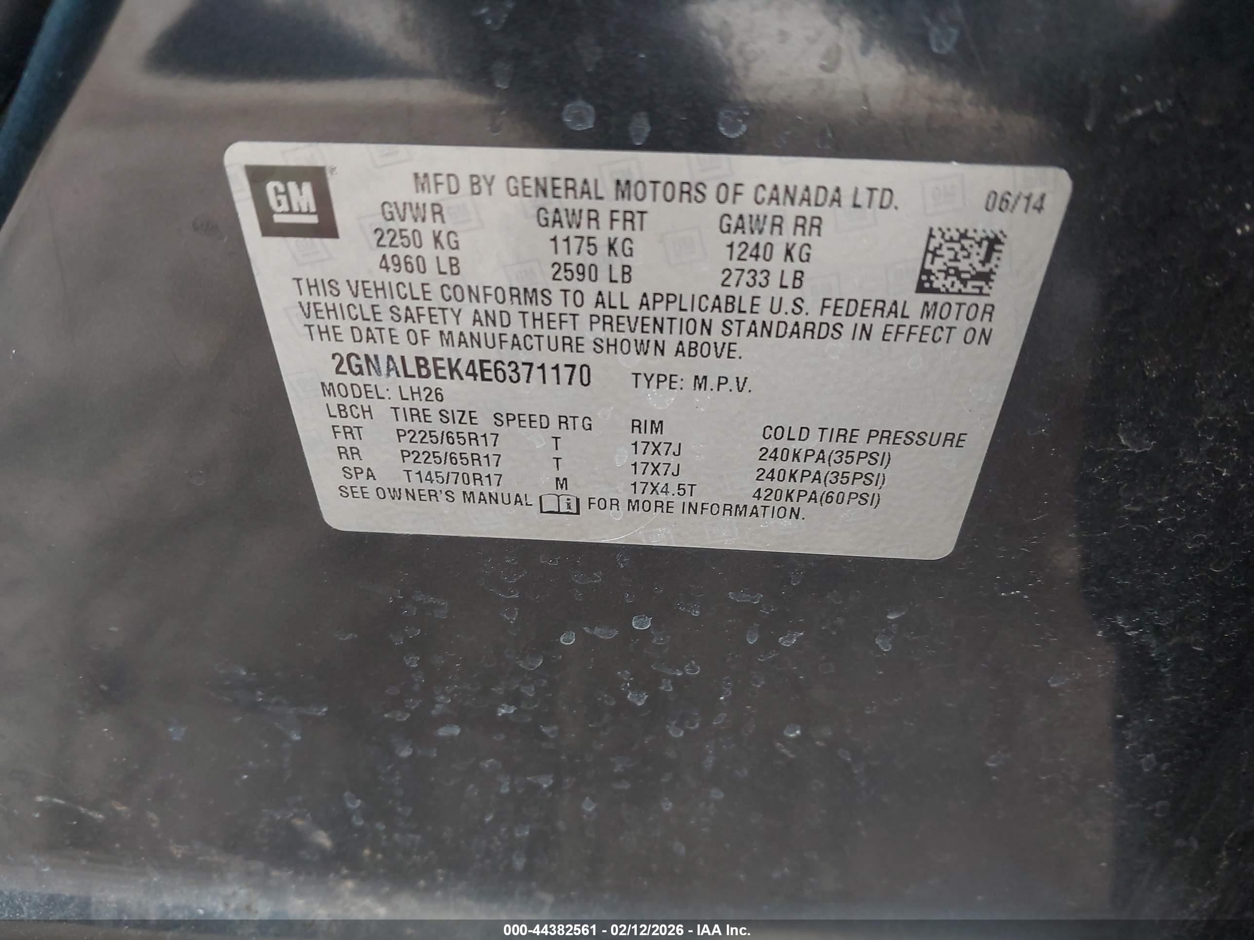 CHEVROLET EQUINOX image 9