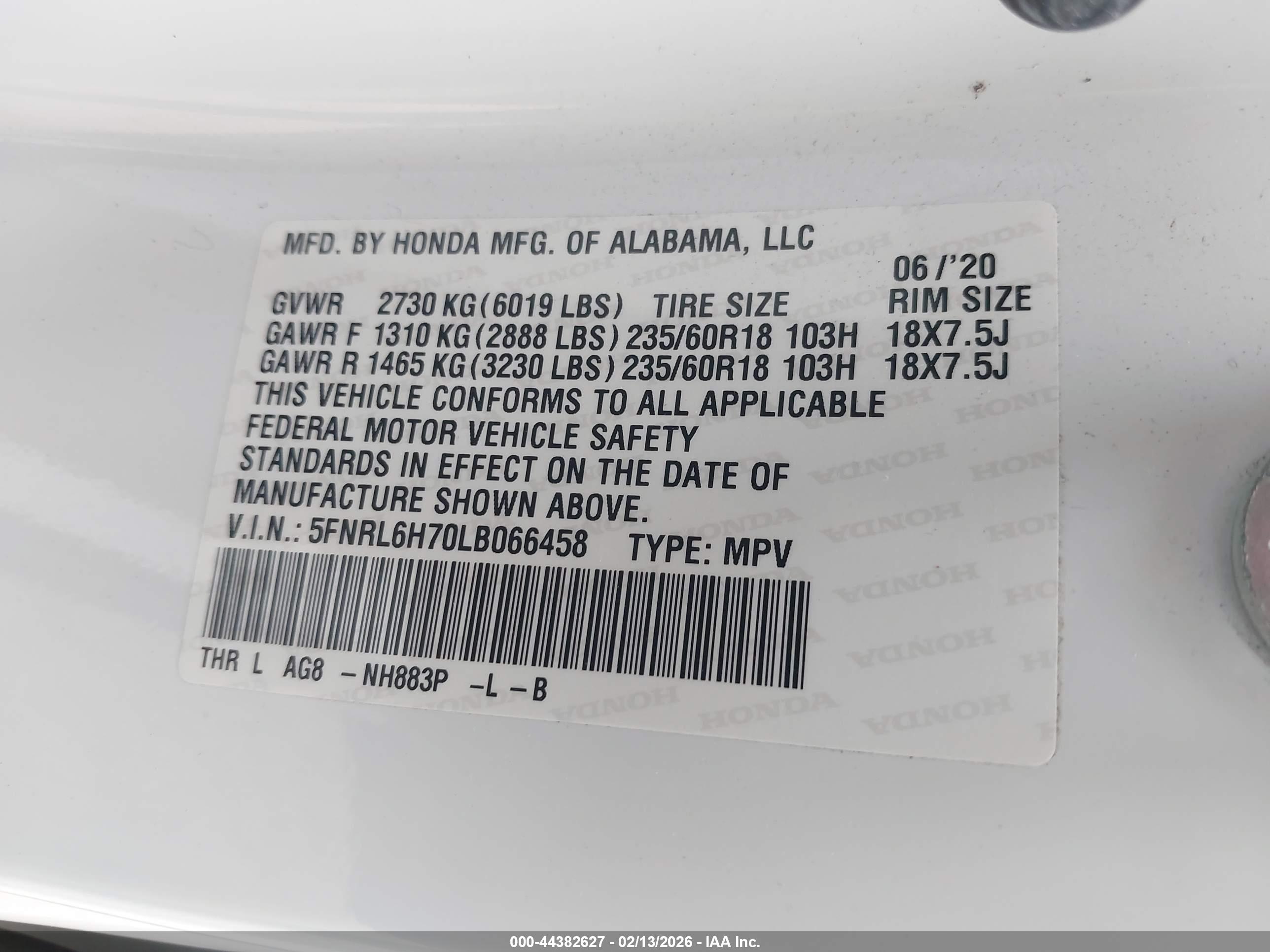HONDA ODYSSEY image 9