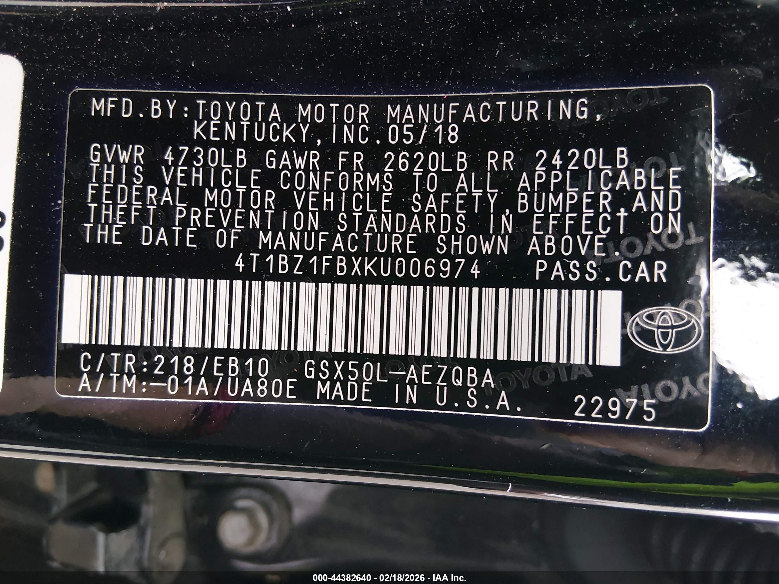 TOYOTA AVALON image 9