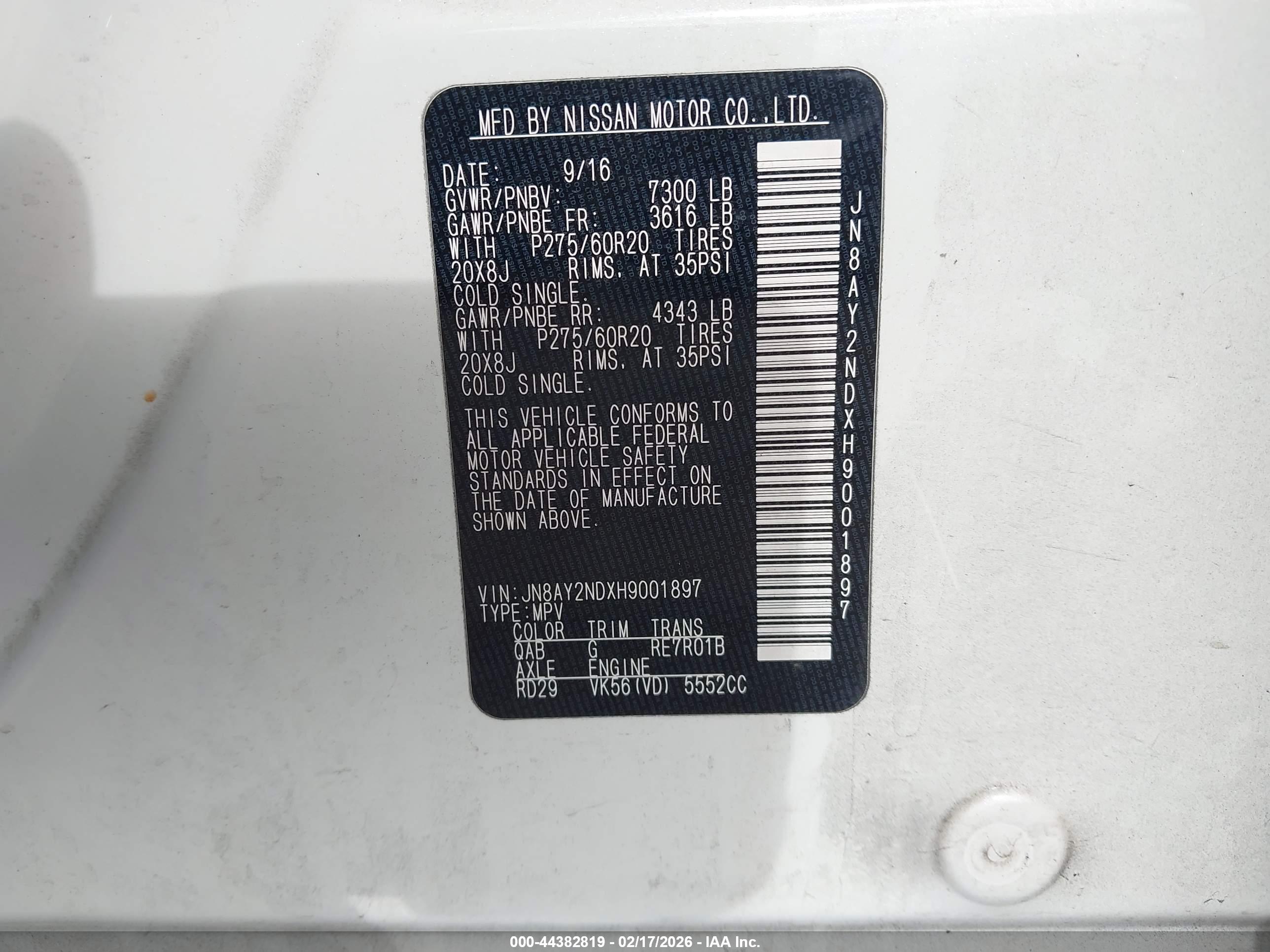 NISSAN ARMADA image 9