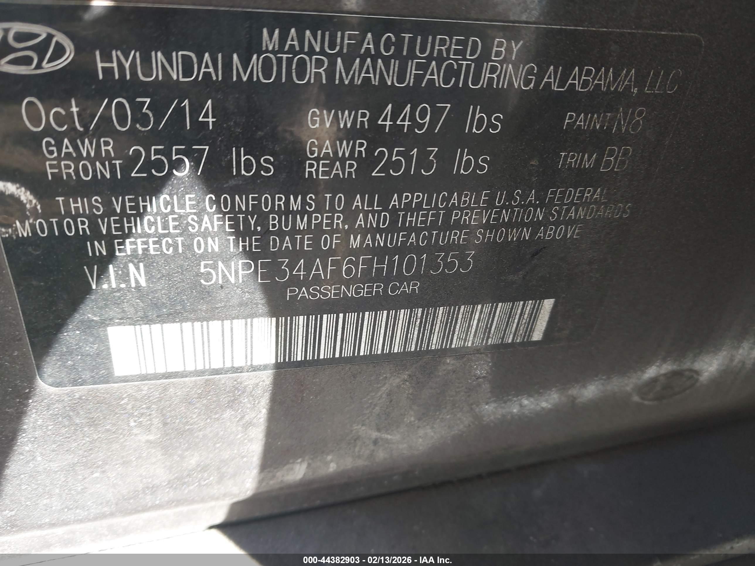 HYUNDAI SONATA image 9