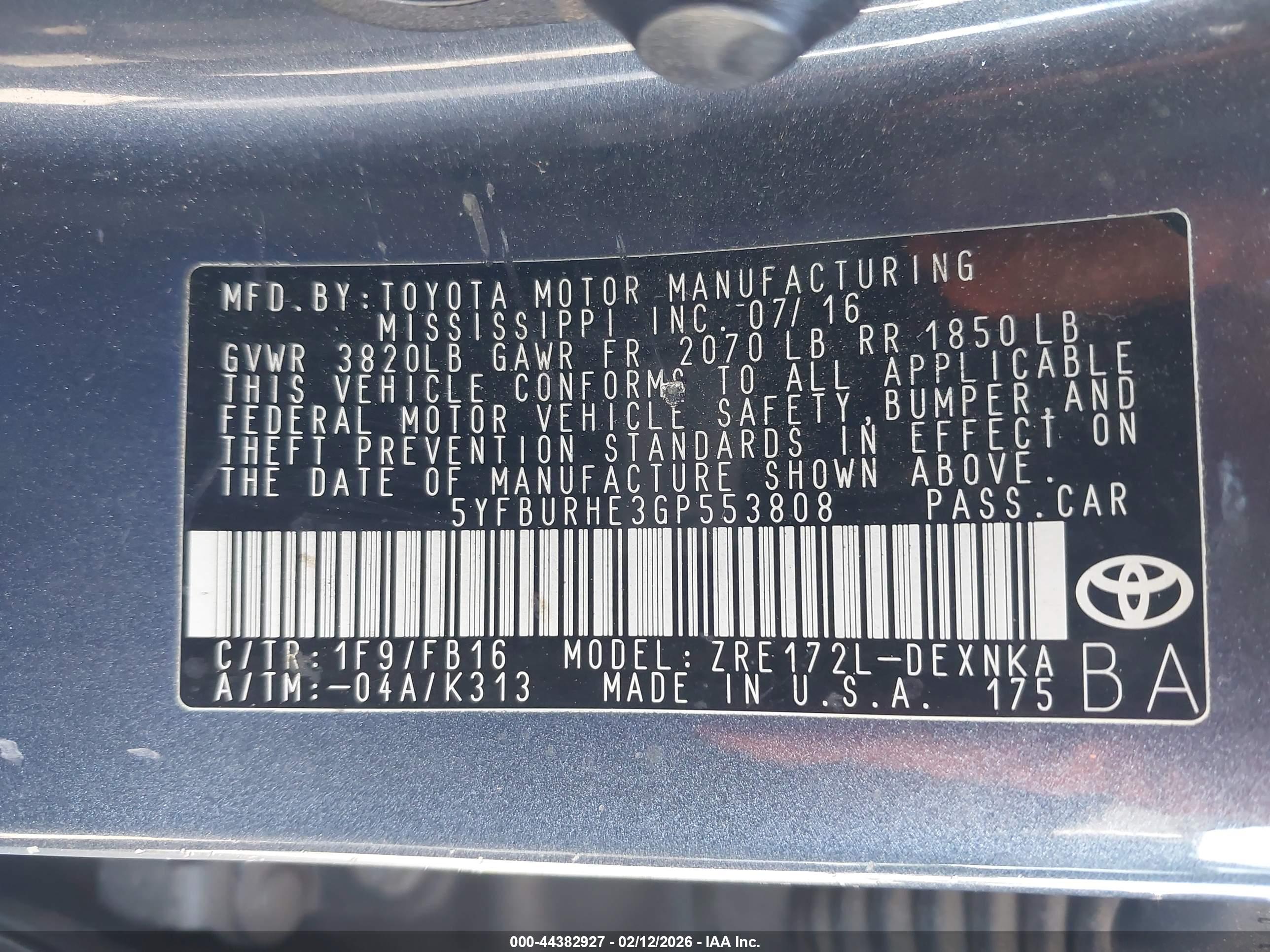 TOYOTA COROLLA image 9