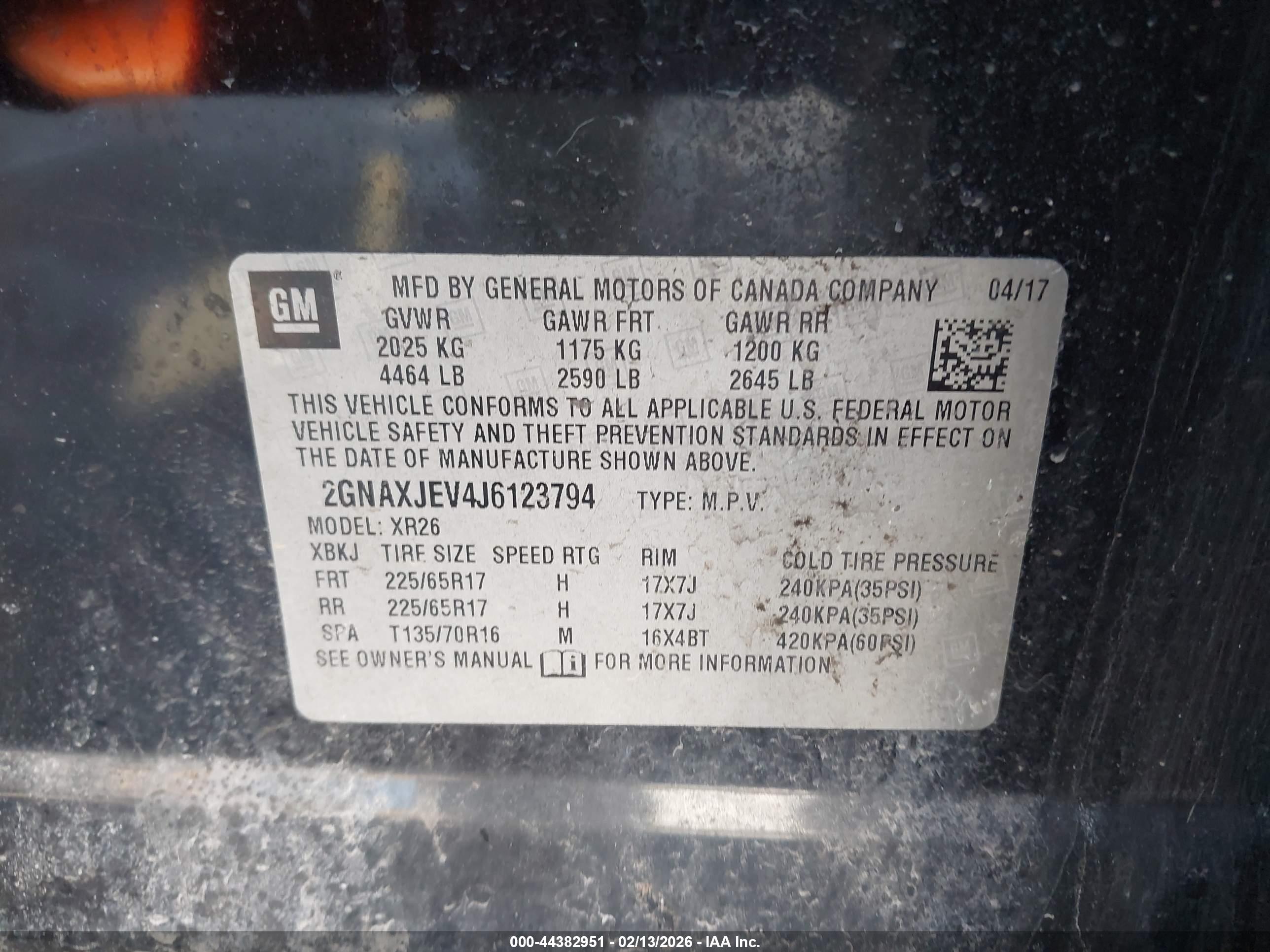 CHEVROLET EQUINOX image 9