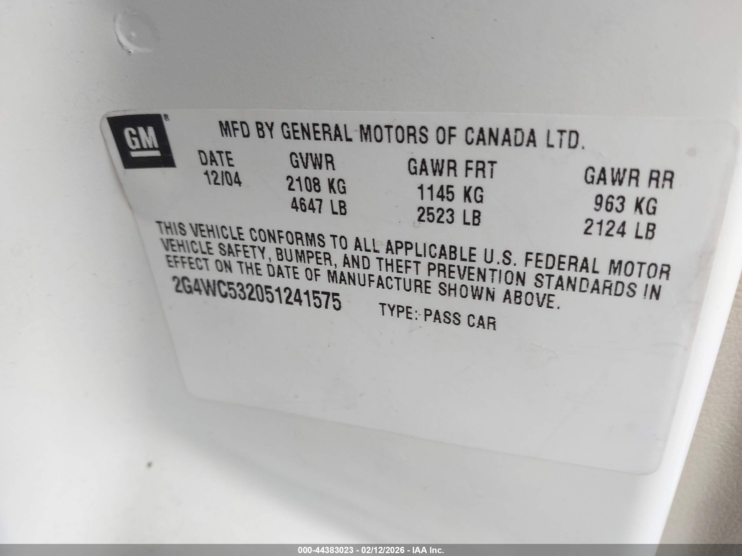 BUICK LACROSSE image 9