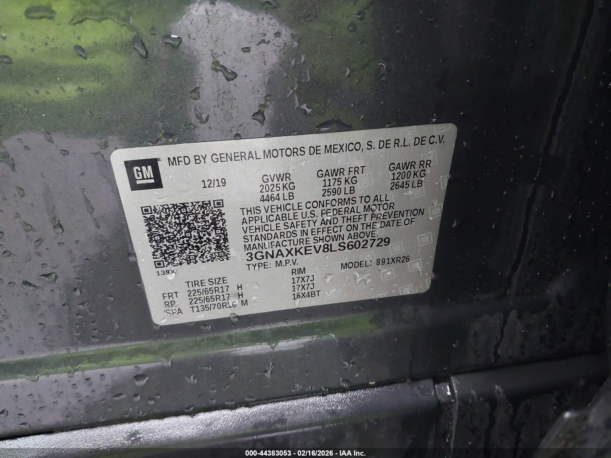 CHEVROLET EQUINOX image 9