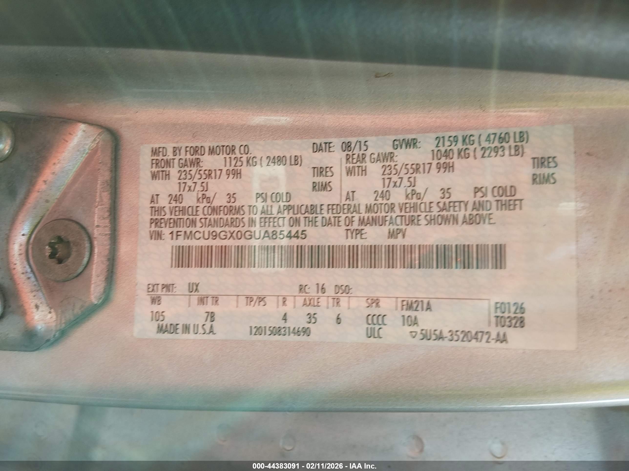 FORD ESCAPE image 9