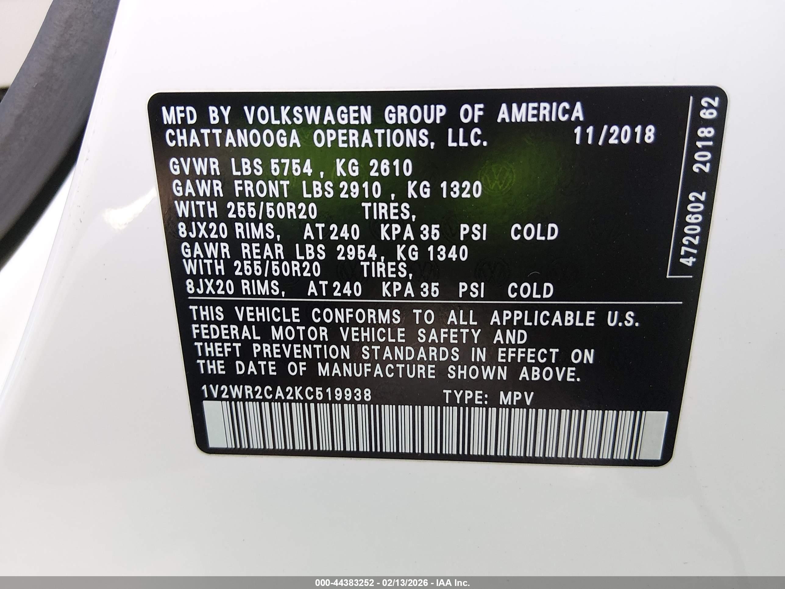 VOLKSWAGEN ATLAS image 9