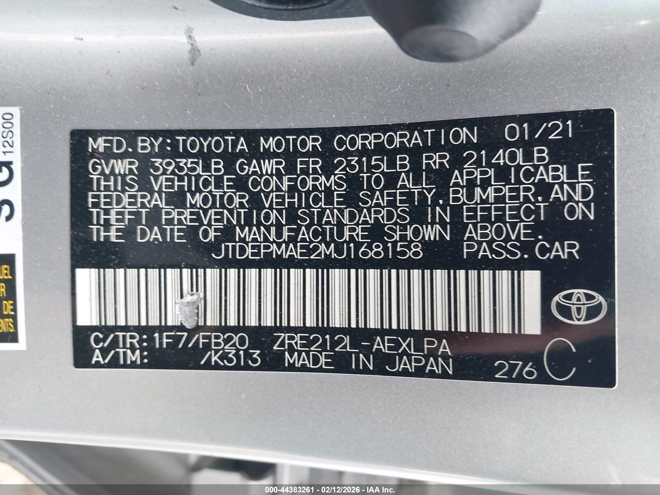 TOYOTA COROLLA image 9