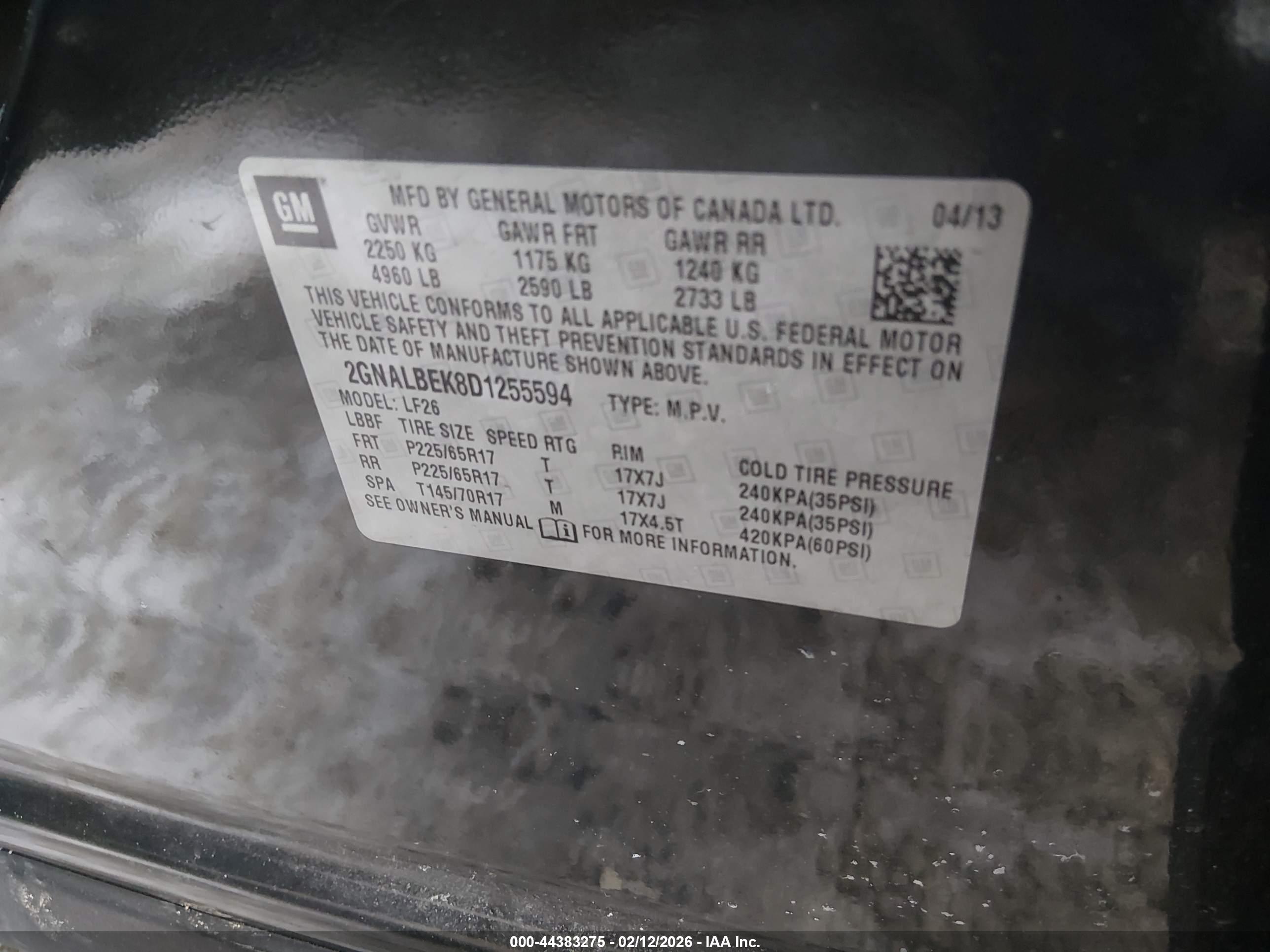 CHEVROLET EQUINOX image 9