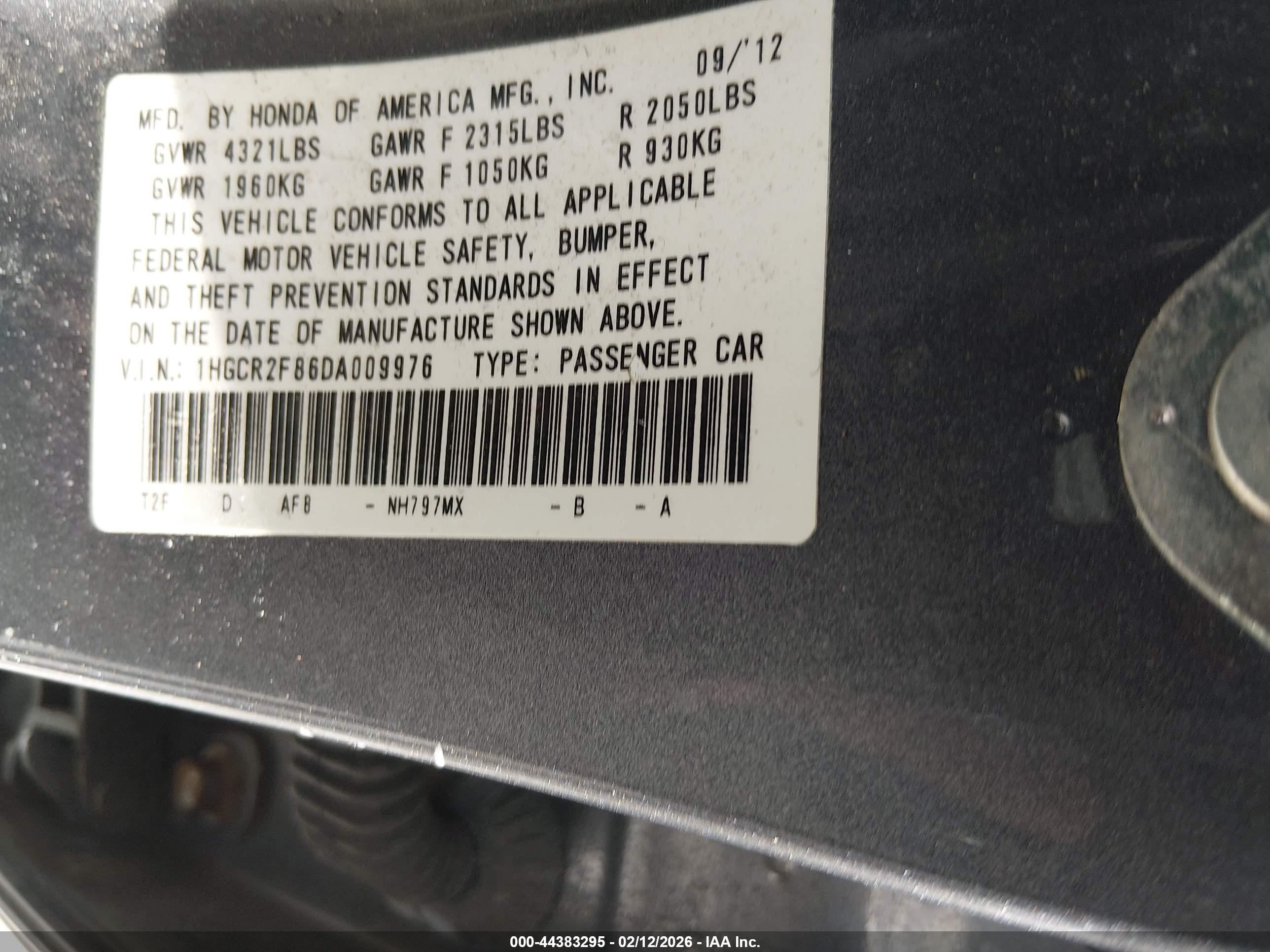 HONDA ACCORD image 9