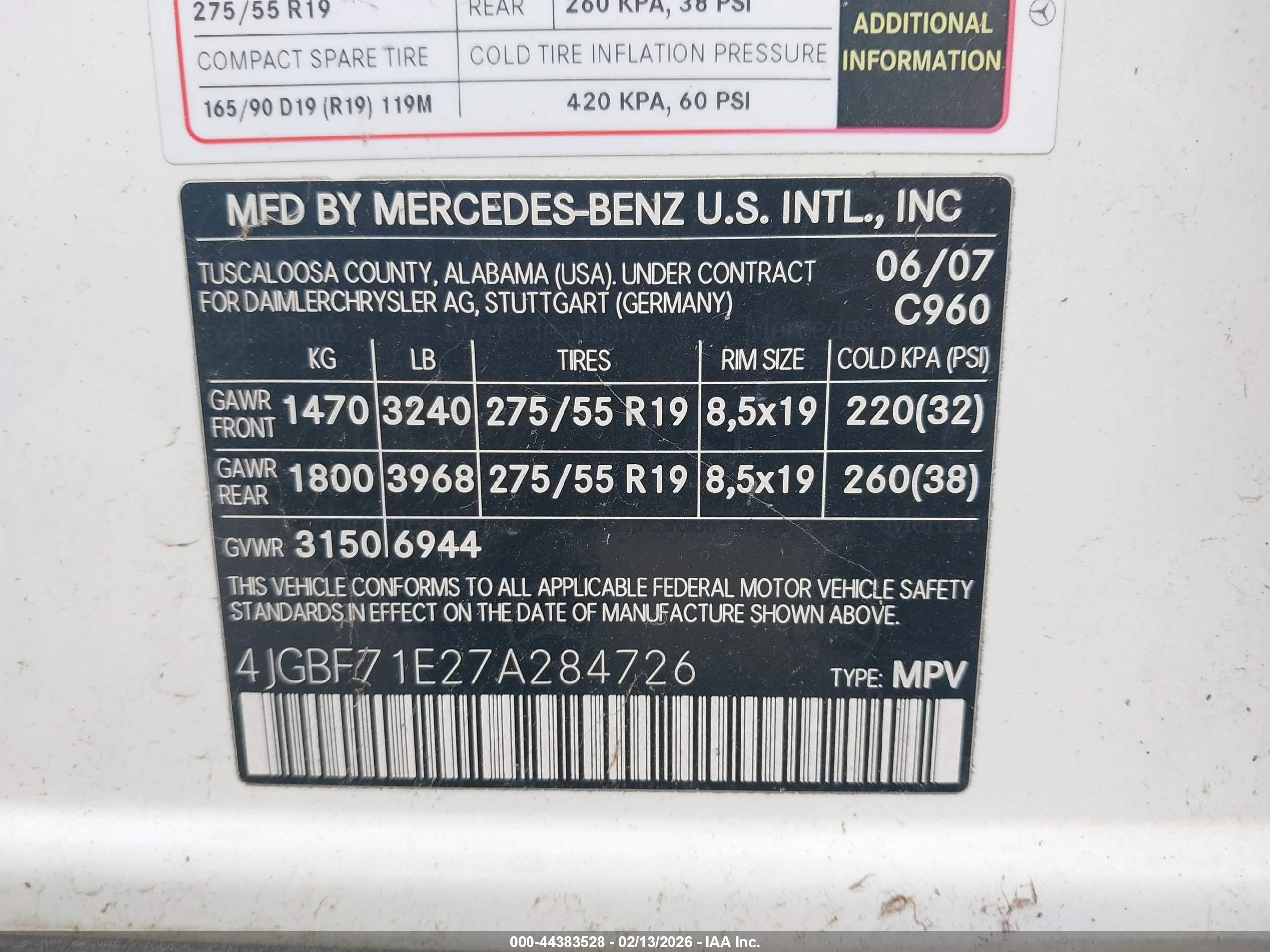 MERCEDES-BENZ GL image 9