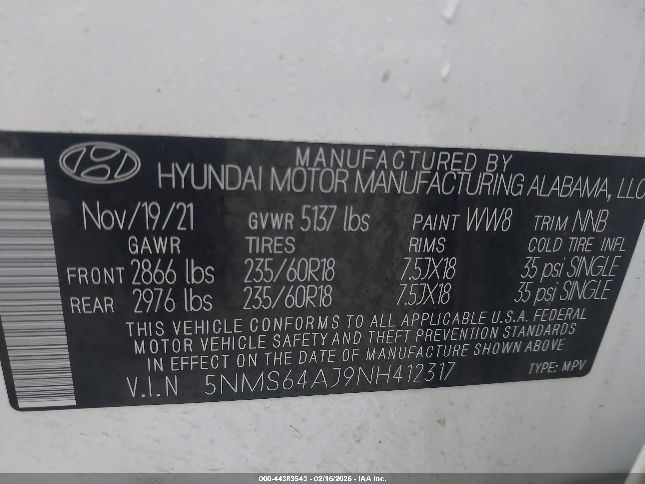 HYUNDAI SANTA image 9