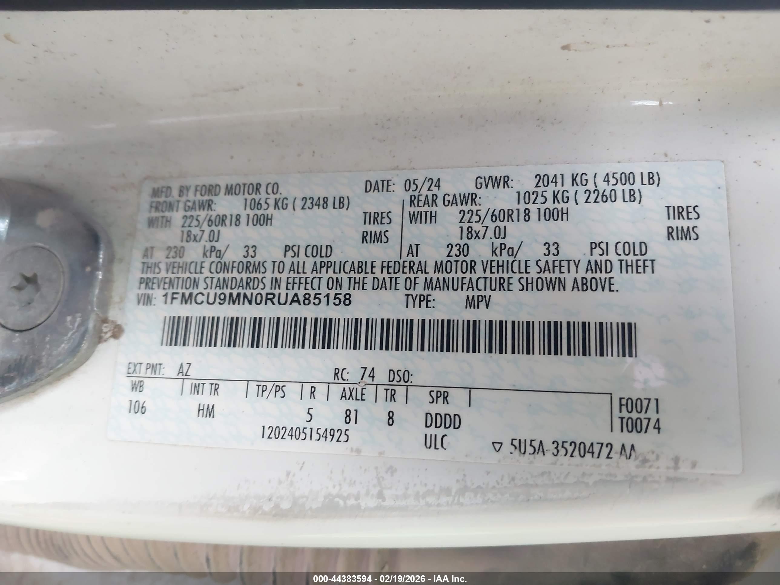 FORD ESCAPE image 9
