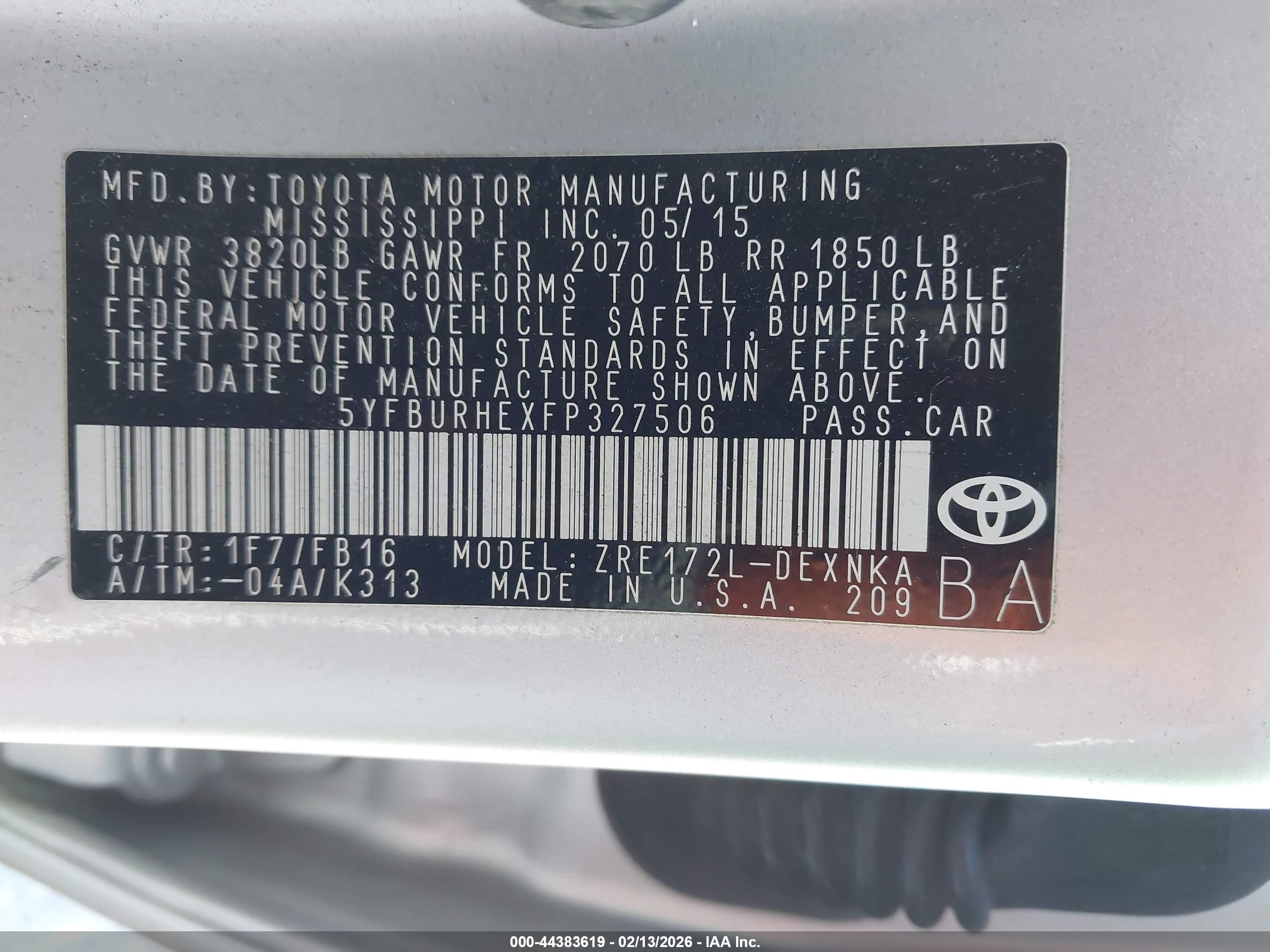 TOYOTA COROLLA image 9