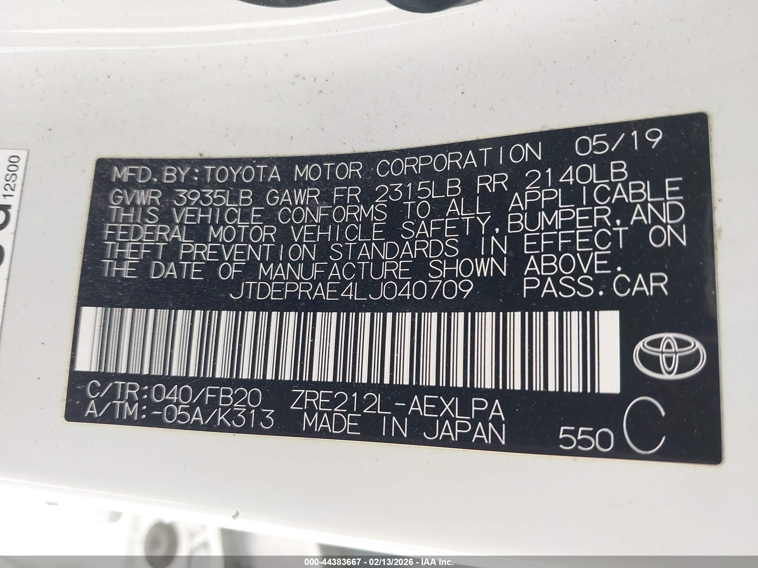 TOYOTA COROLLA image 9