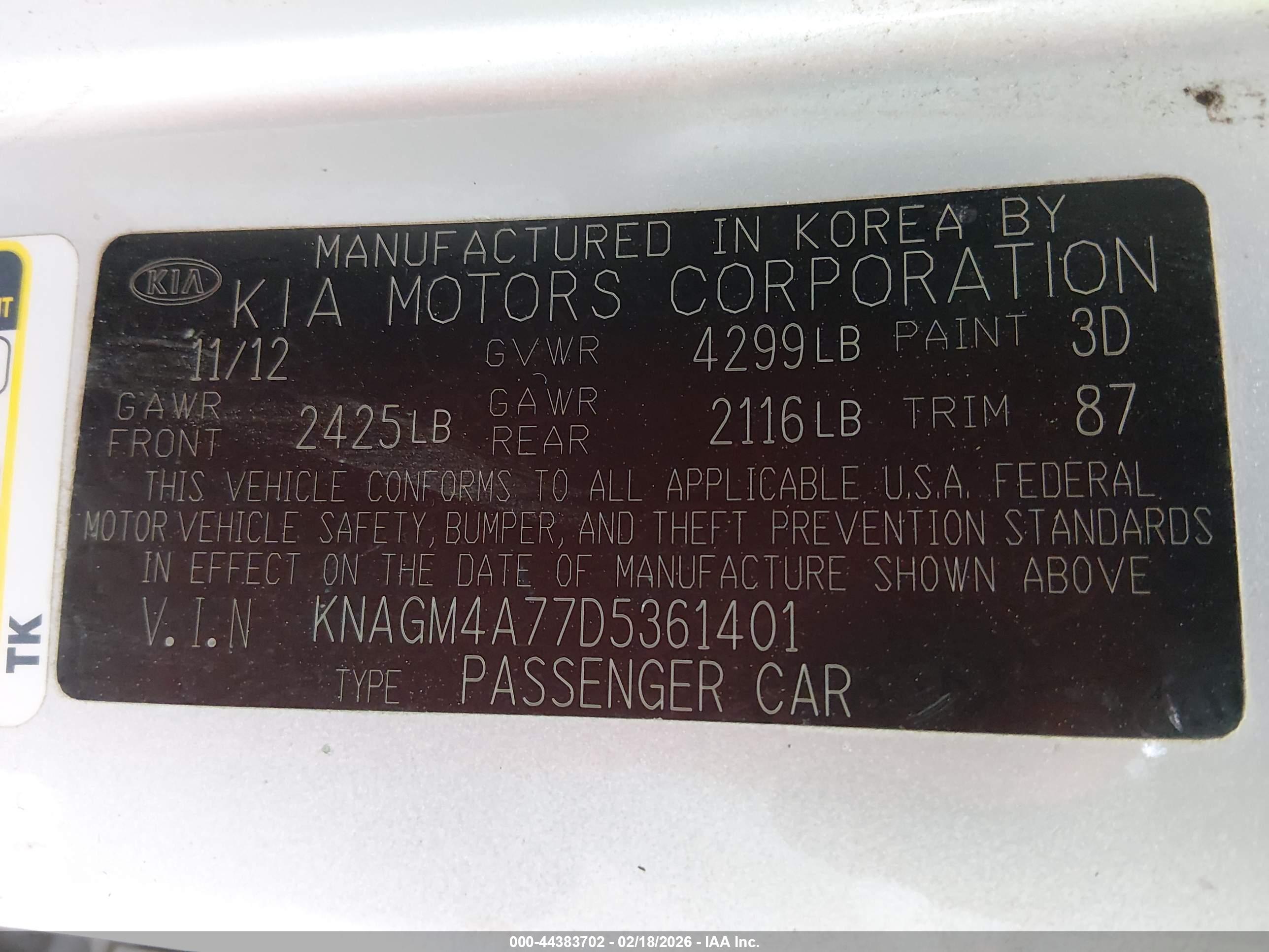 KIA OPTIMA image 9