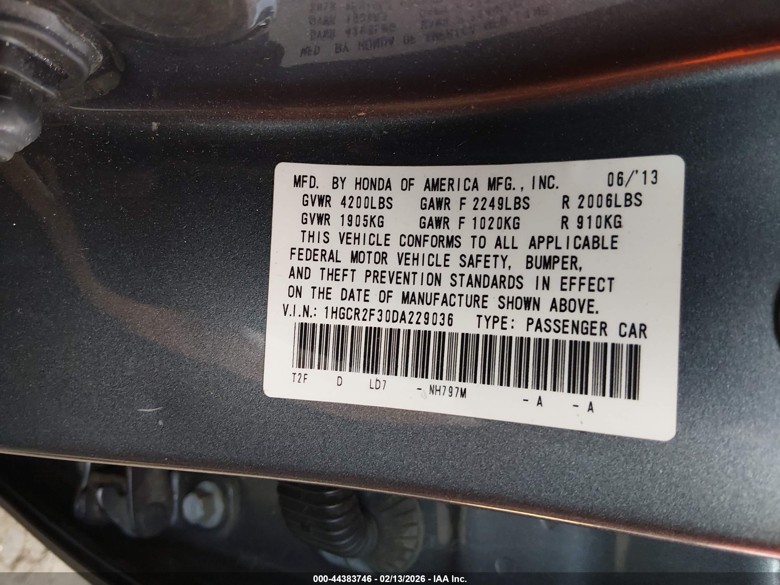 HONDA ACCORD image 9
