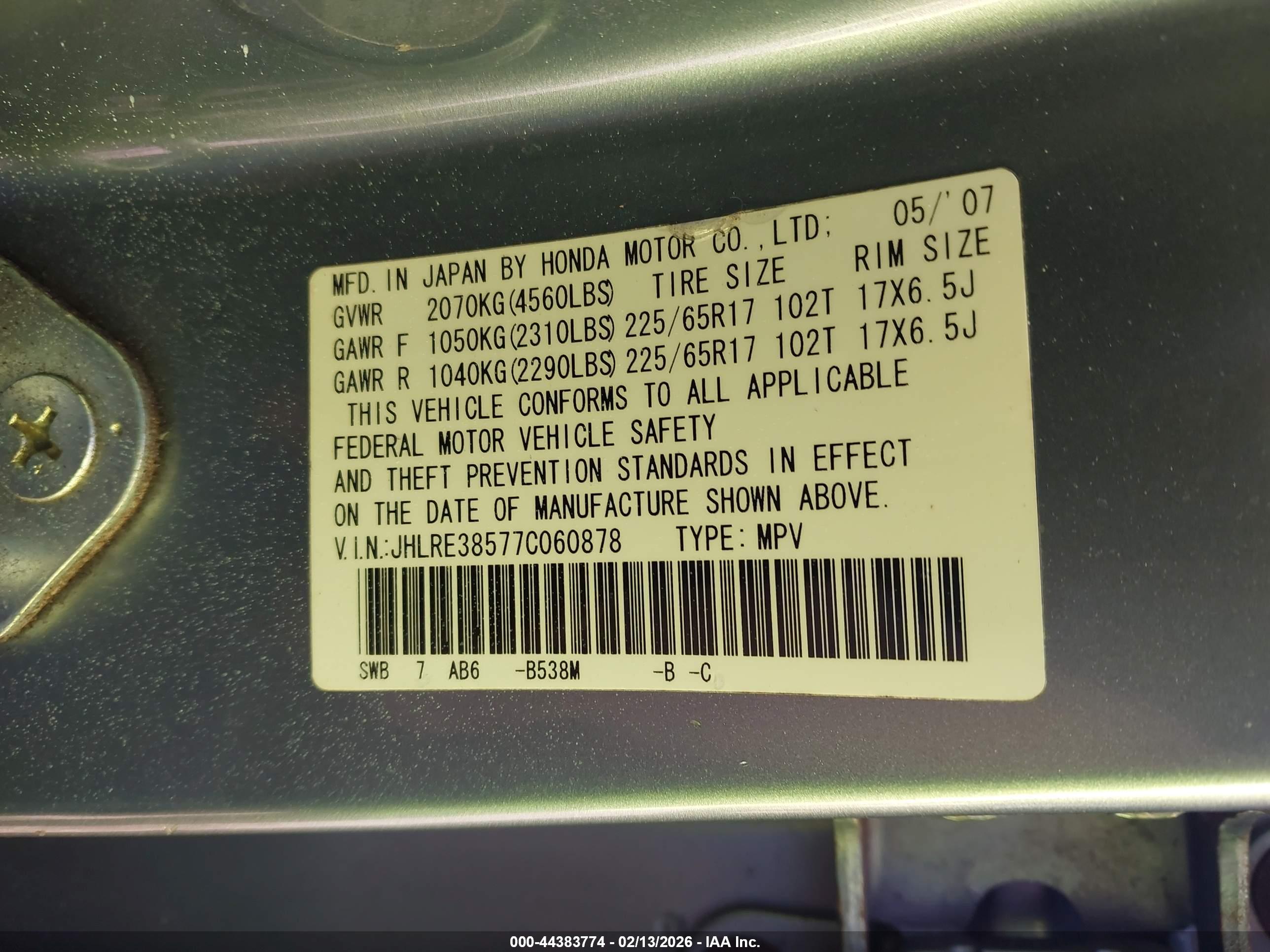 HONDA CR-V image 9