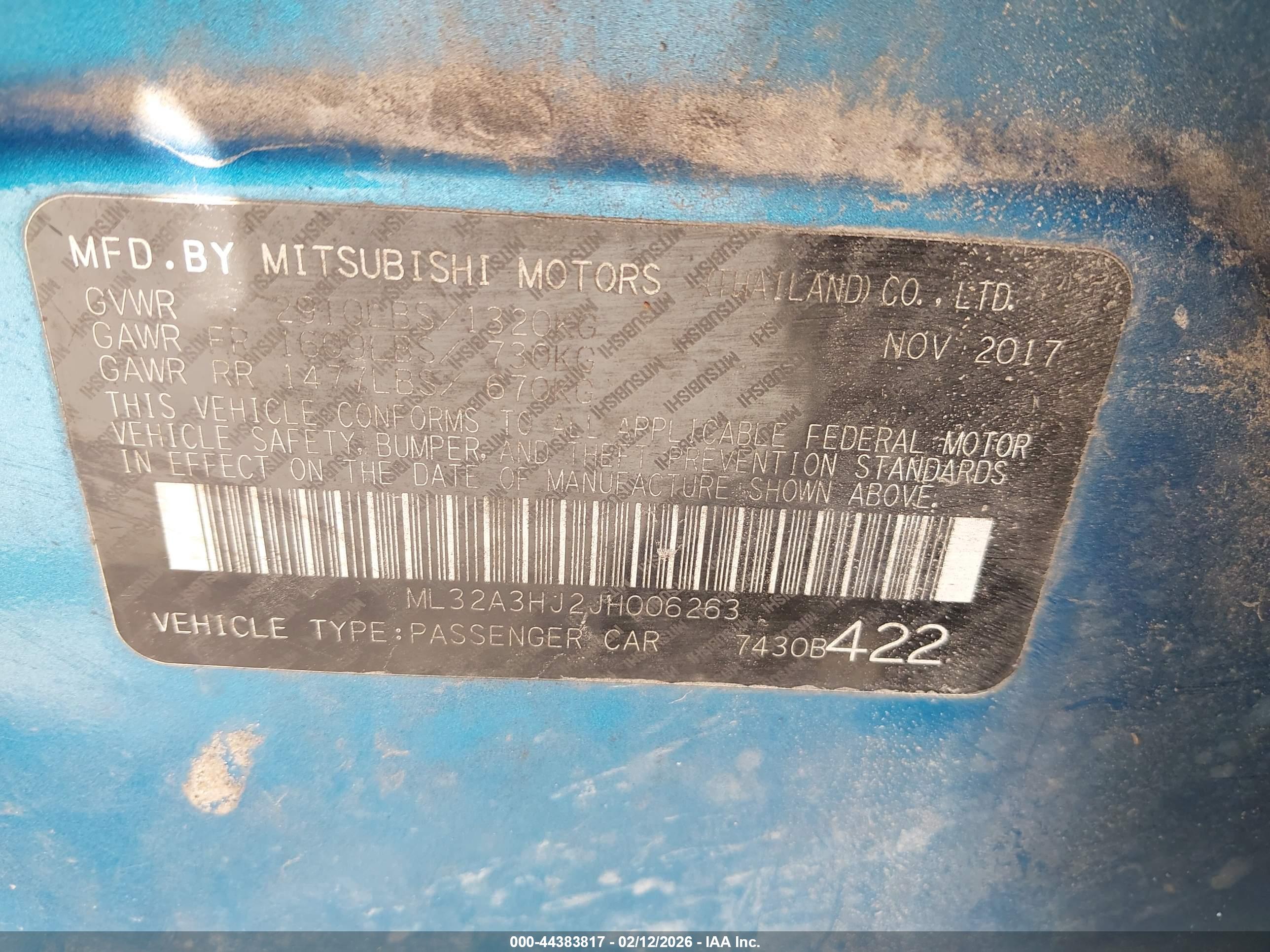 MITSUBISHI MIRAGE image 9