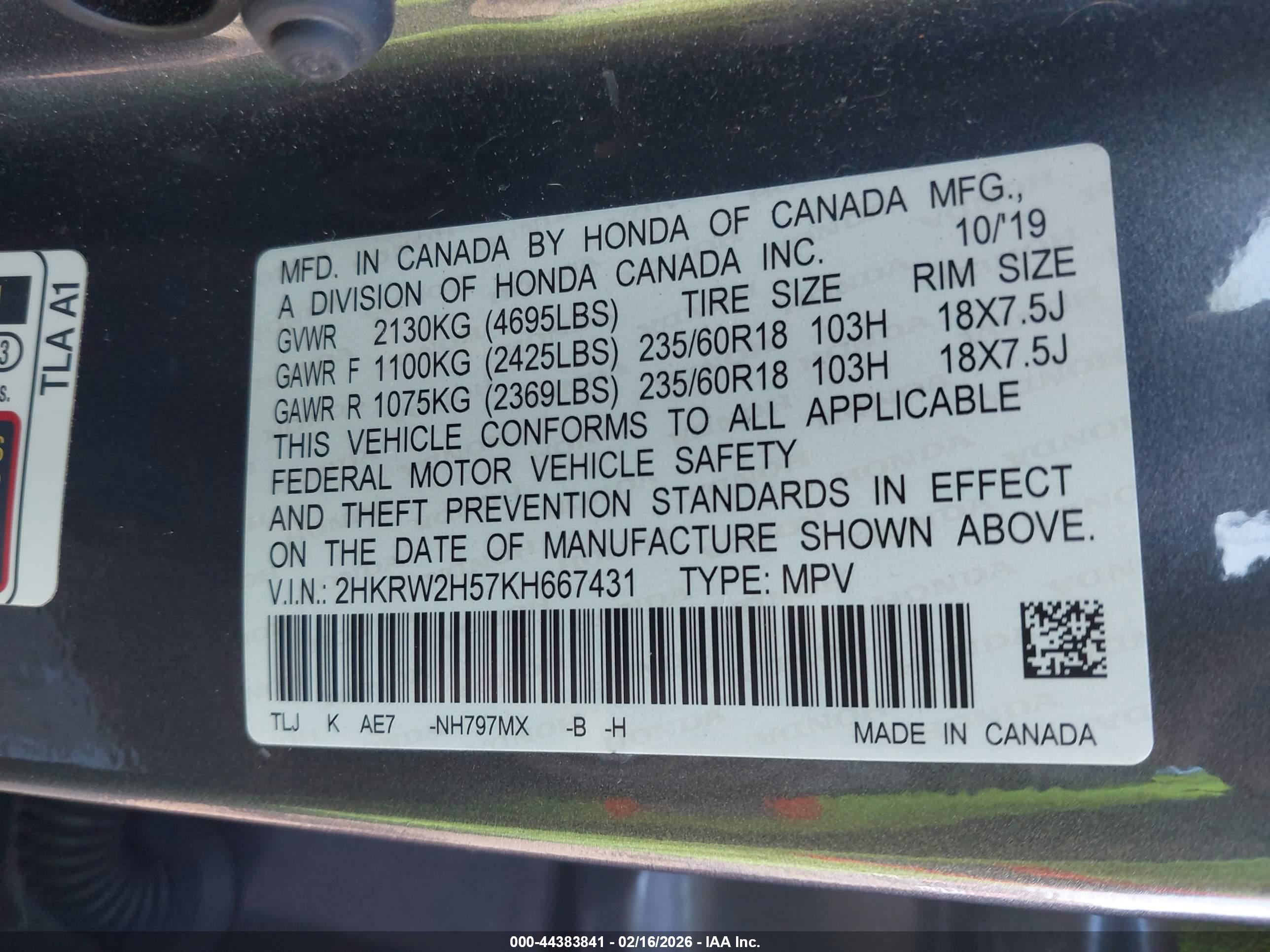 HONDA CR-V image 9