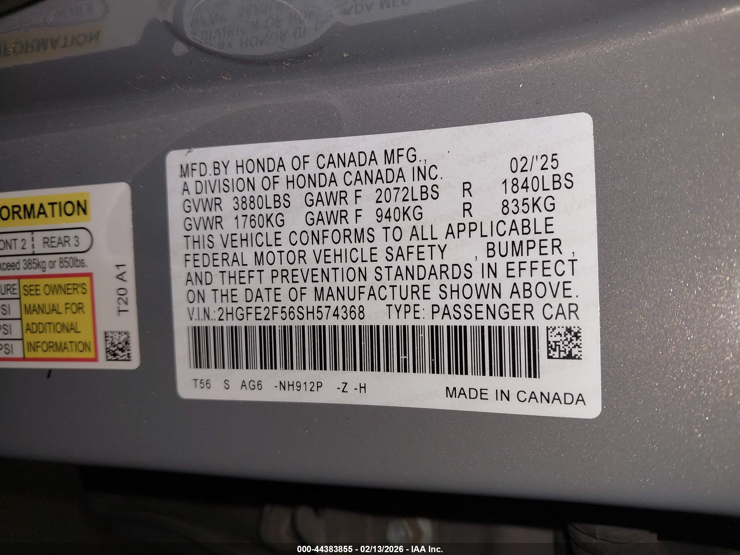 HONDA CIVIC image 9