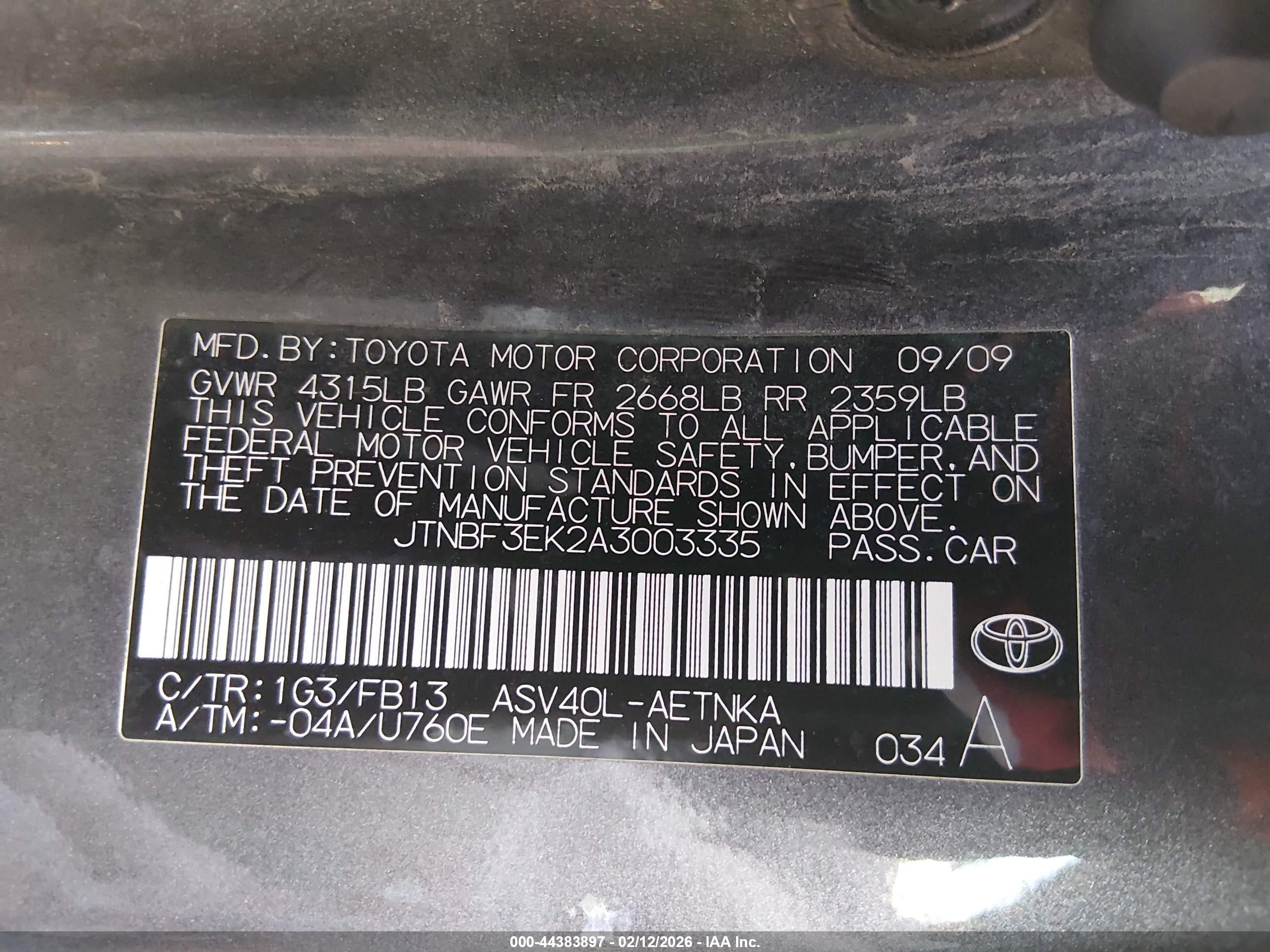 TOYOTA CAMRY image 9