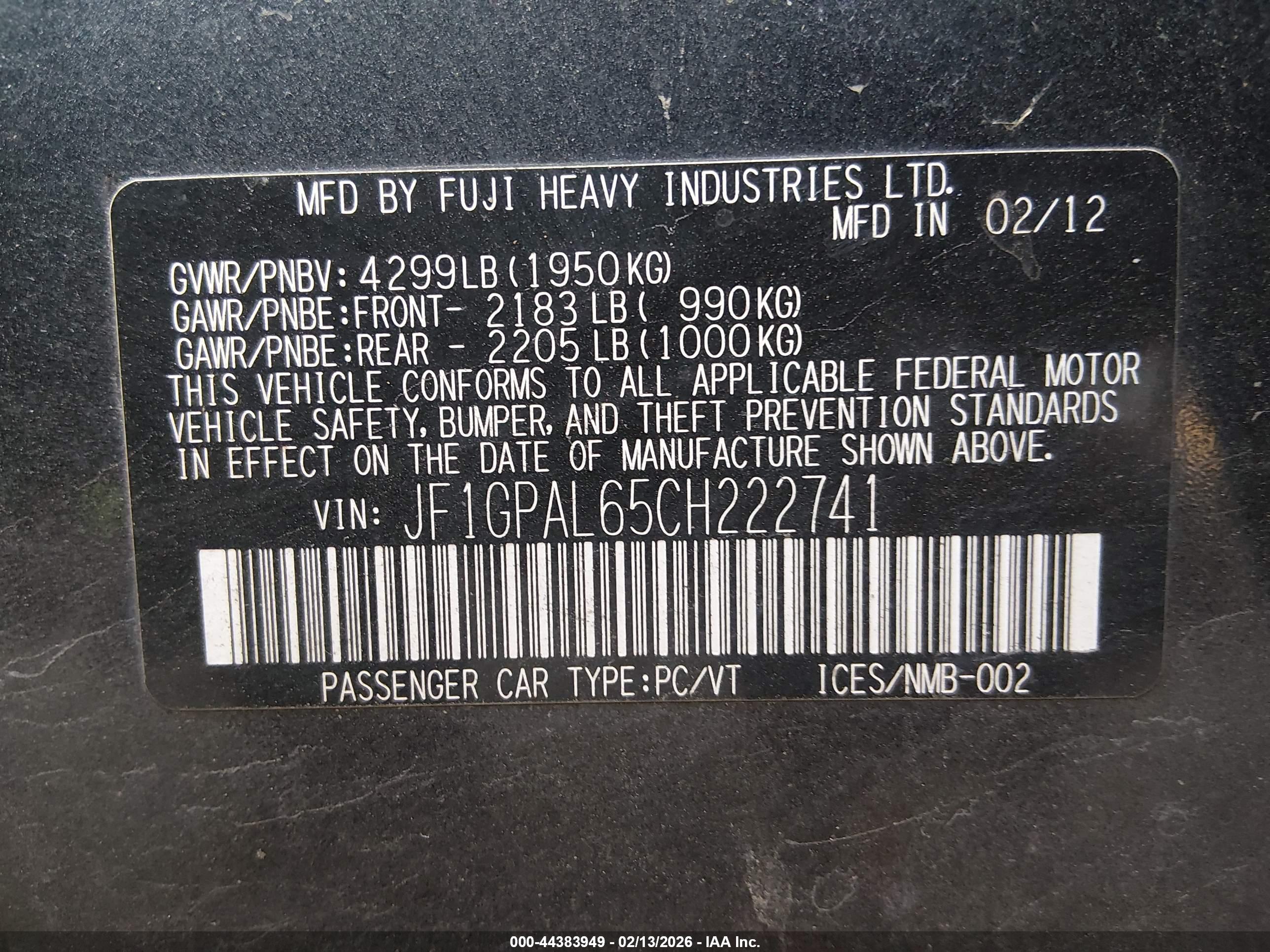 SUBARU IMPREZA image 9
