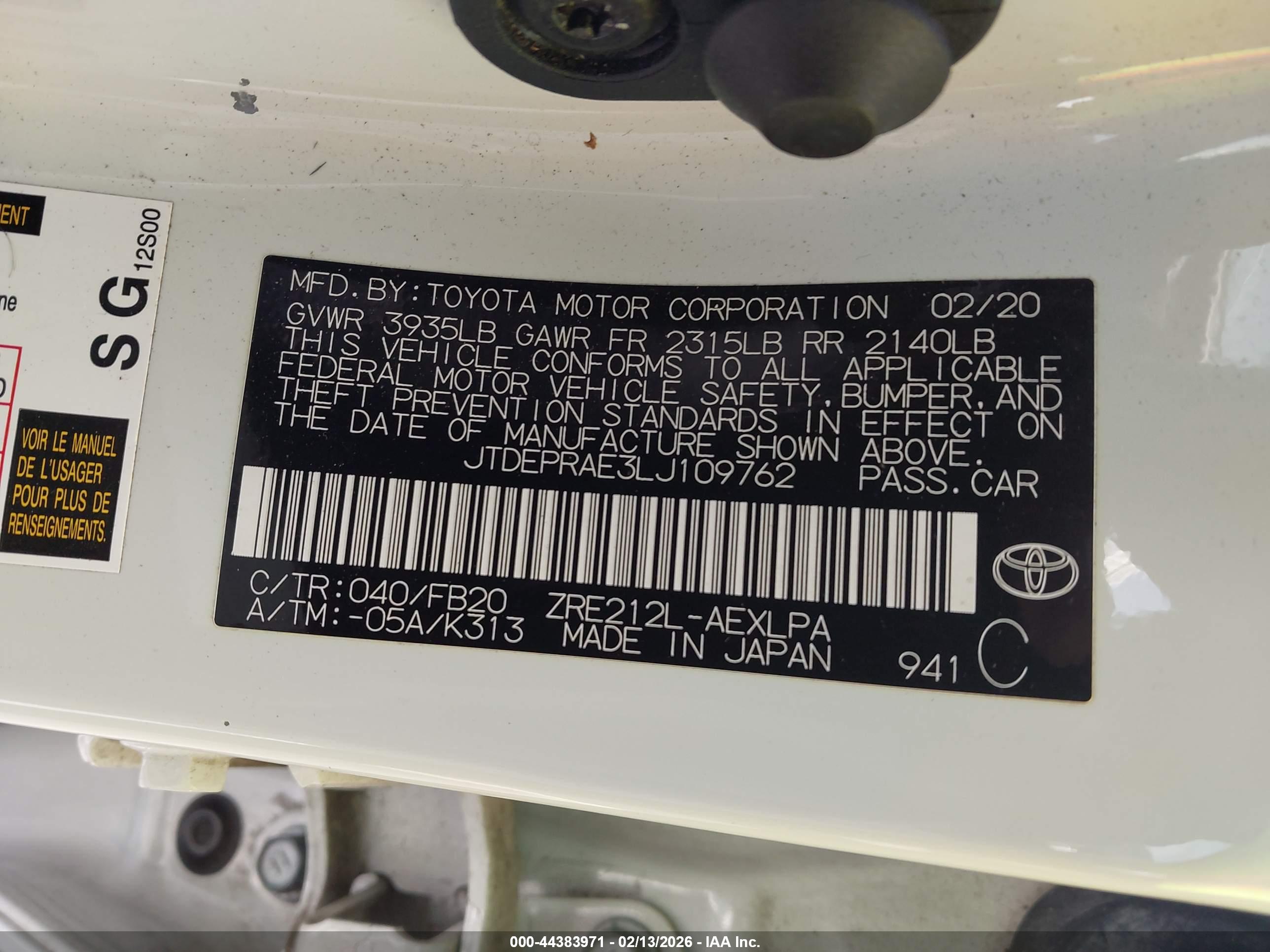TOYOTA COROLLA image 9