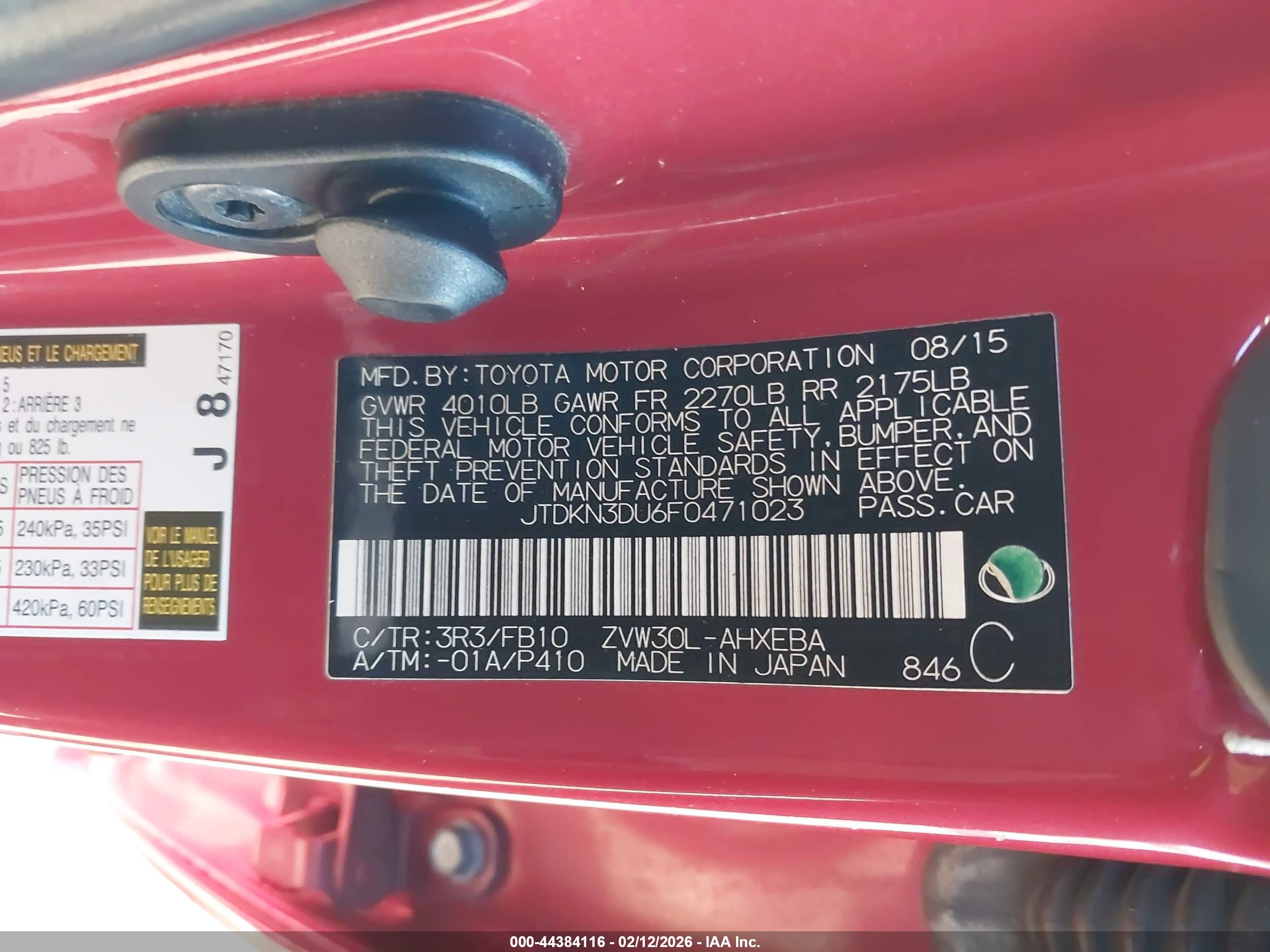 TOYOTA PRIUS image 9