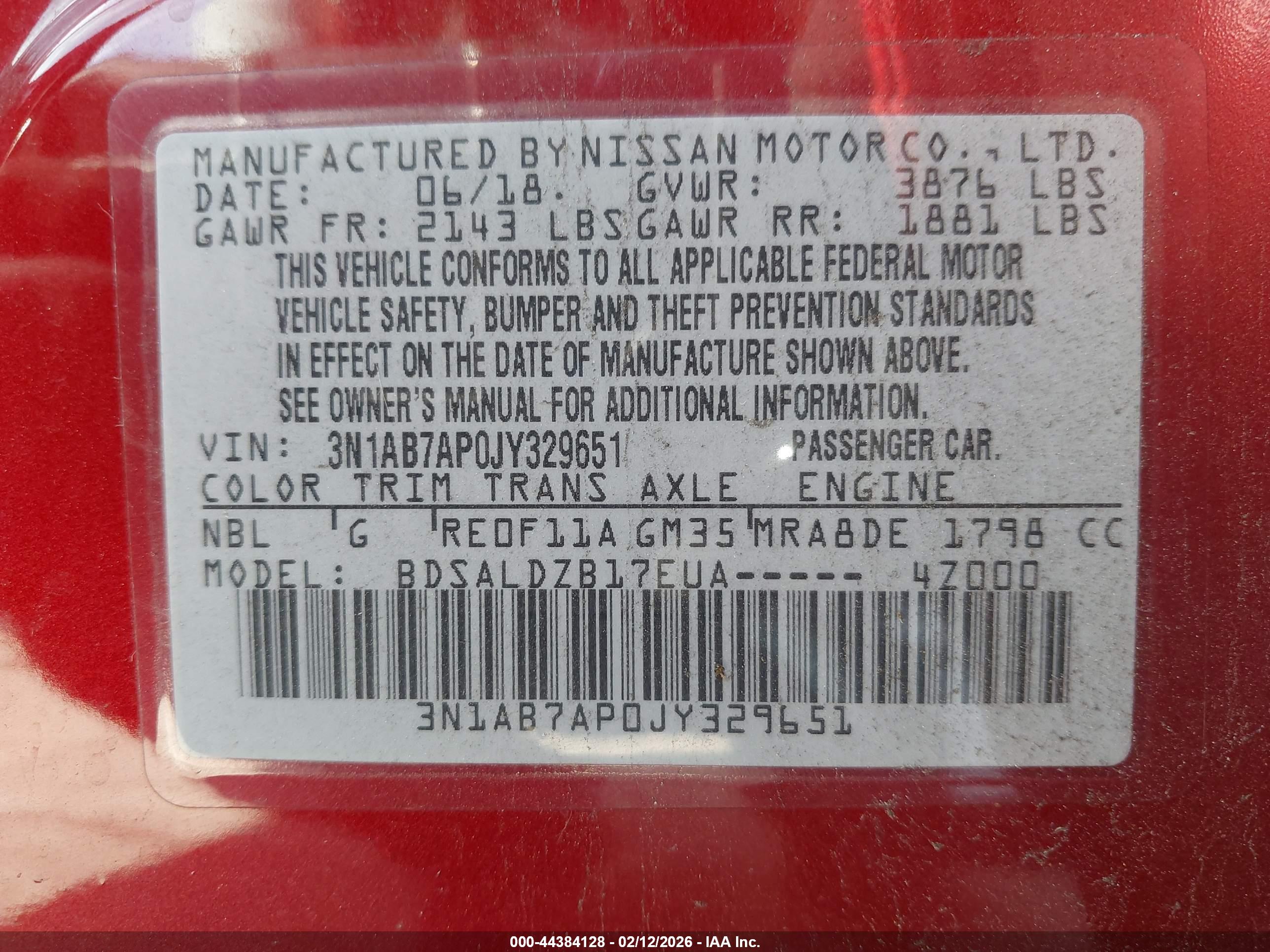 NISSAN SENTRA image 9