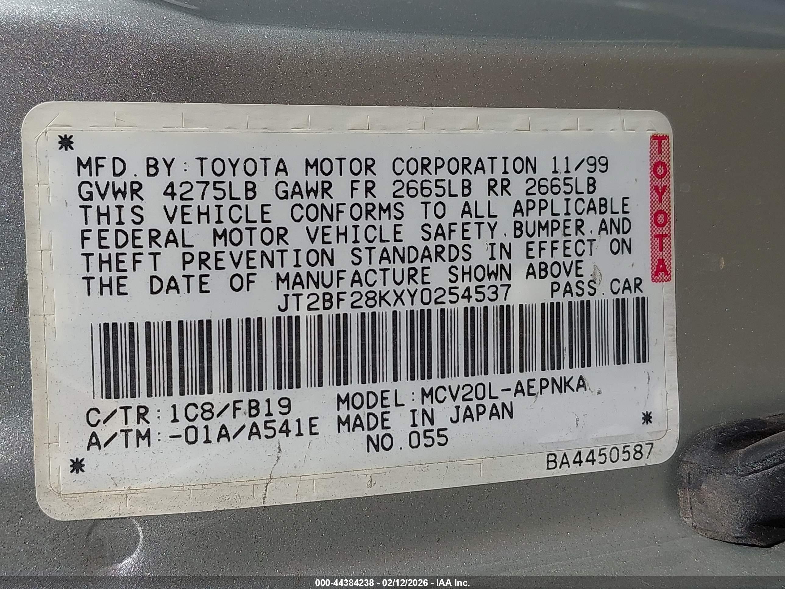 TOYOTA CAMRY image 9