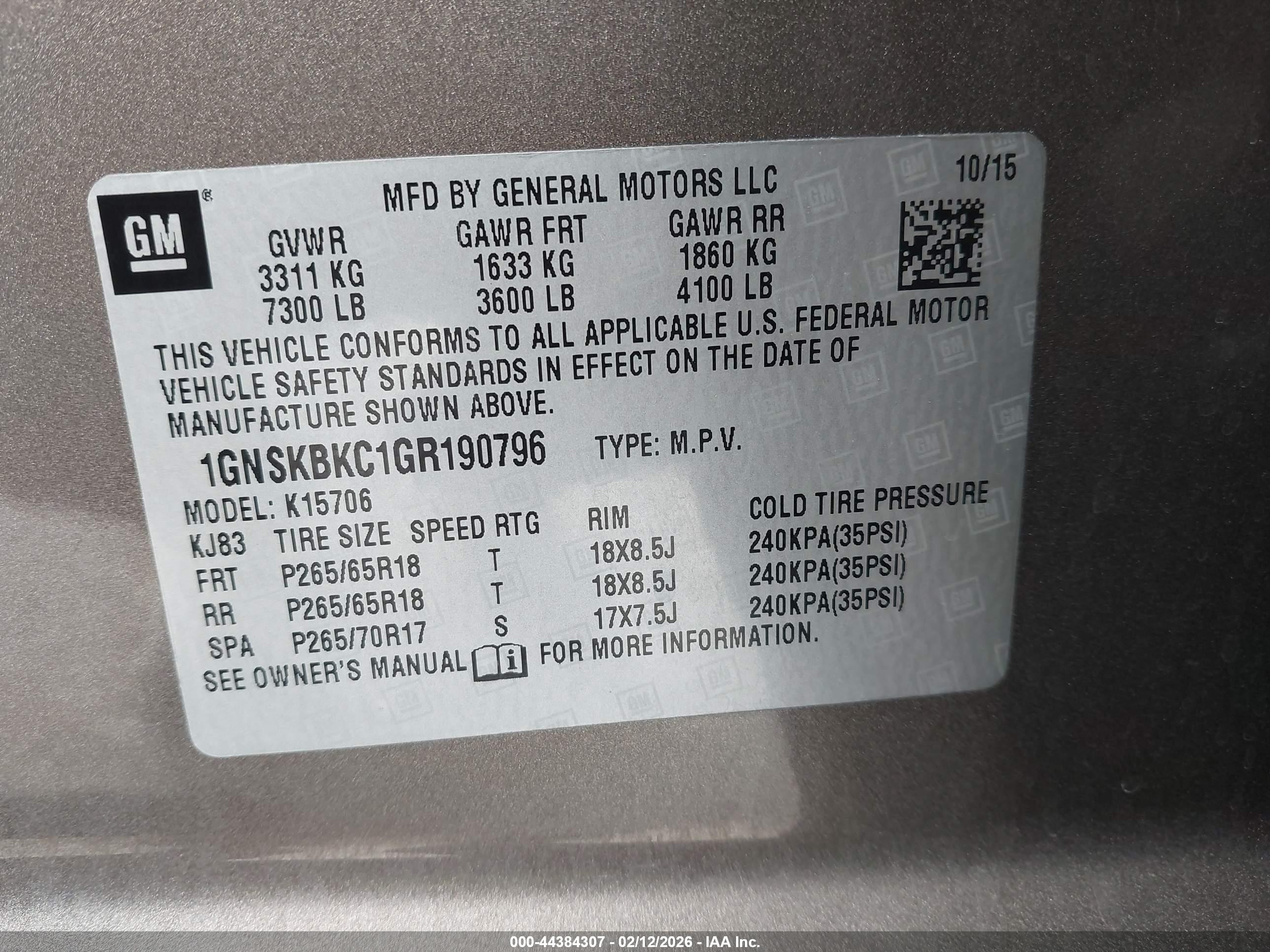 CHEVROLET TAHOE image 9