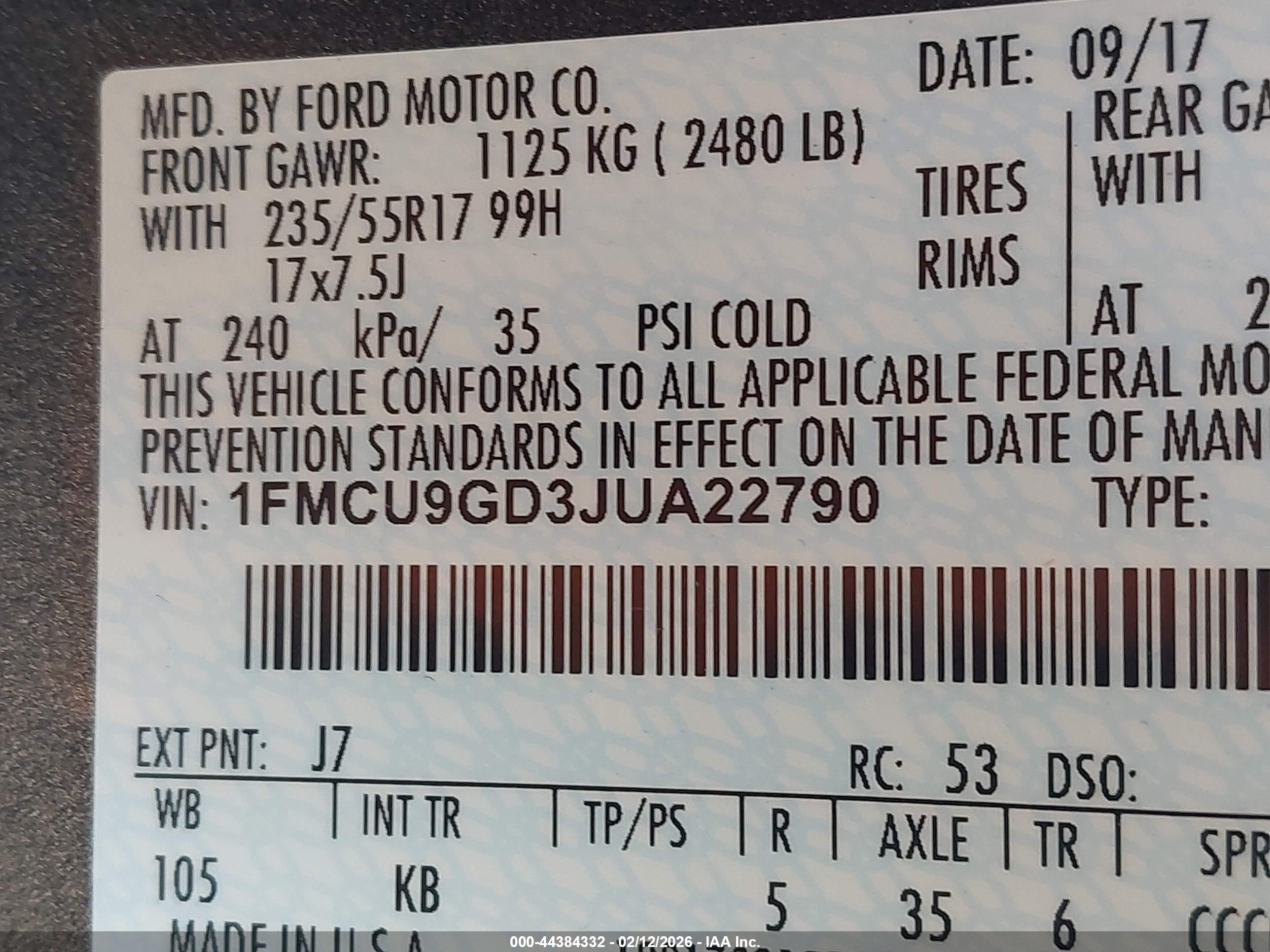 FORD ESCAPE image 9