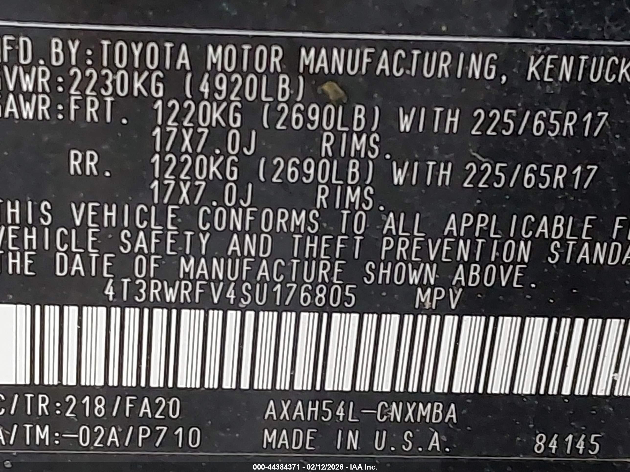 TOYOTA RAV4 image 9